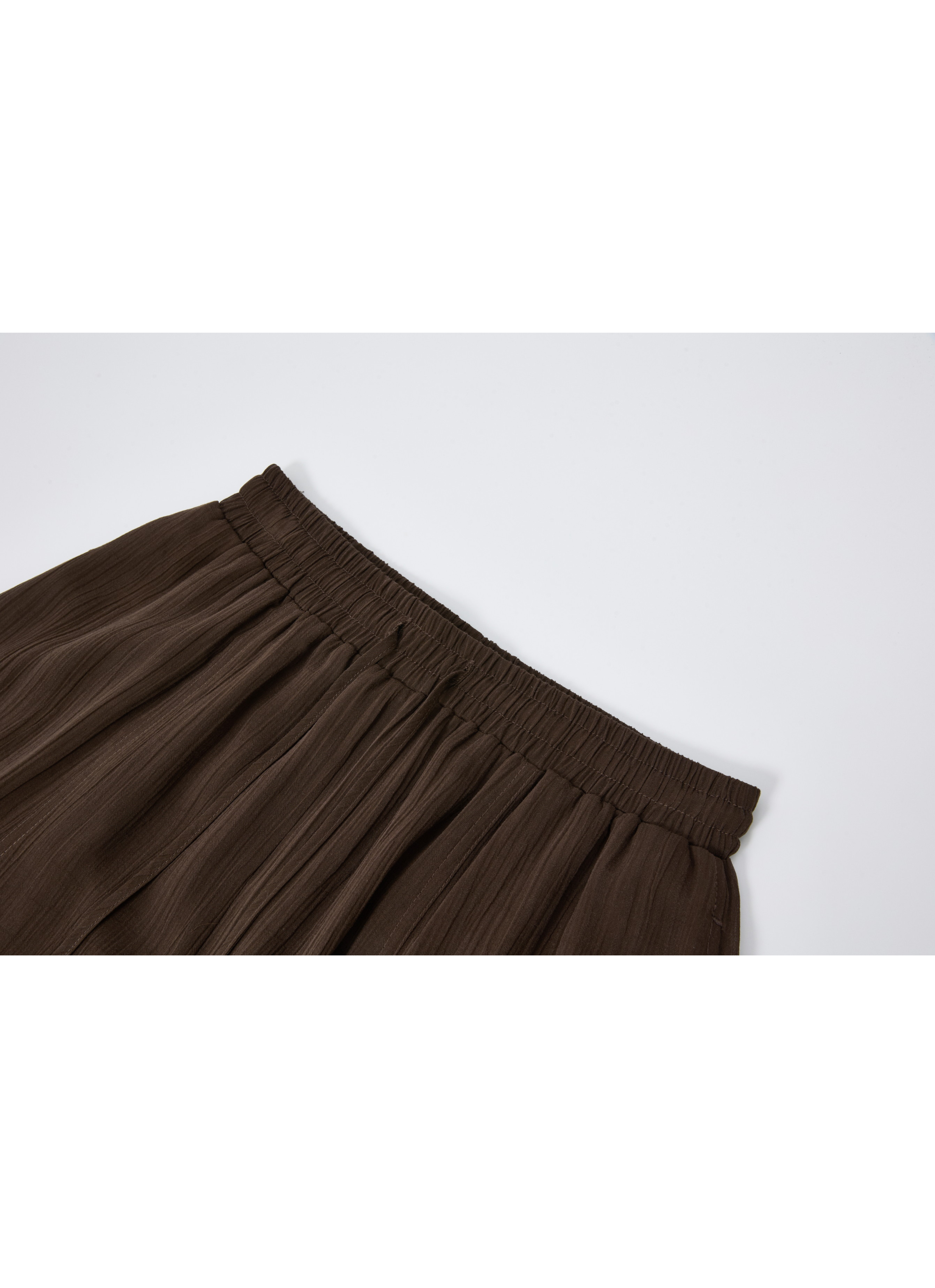 LAYERED SHEER DRAPE PANTS / レイヤードシアードレープパンツ
