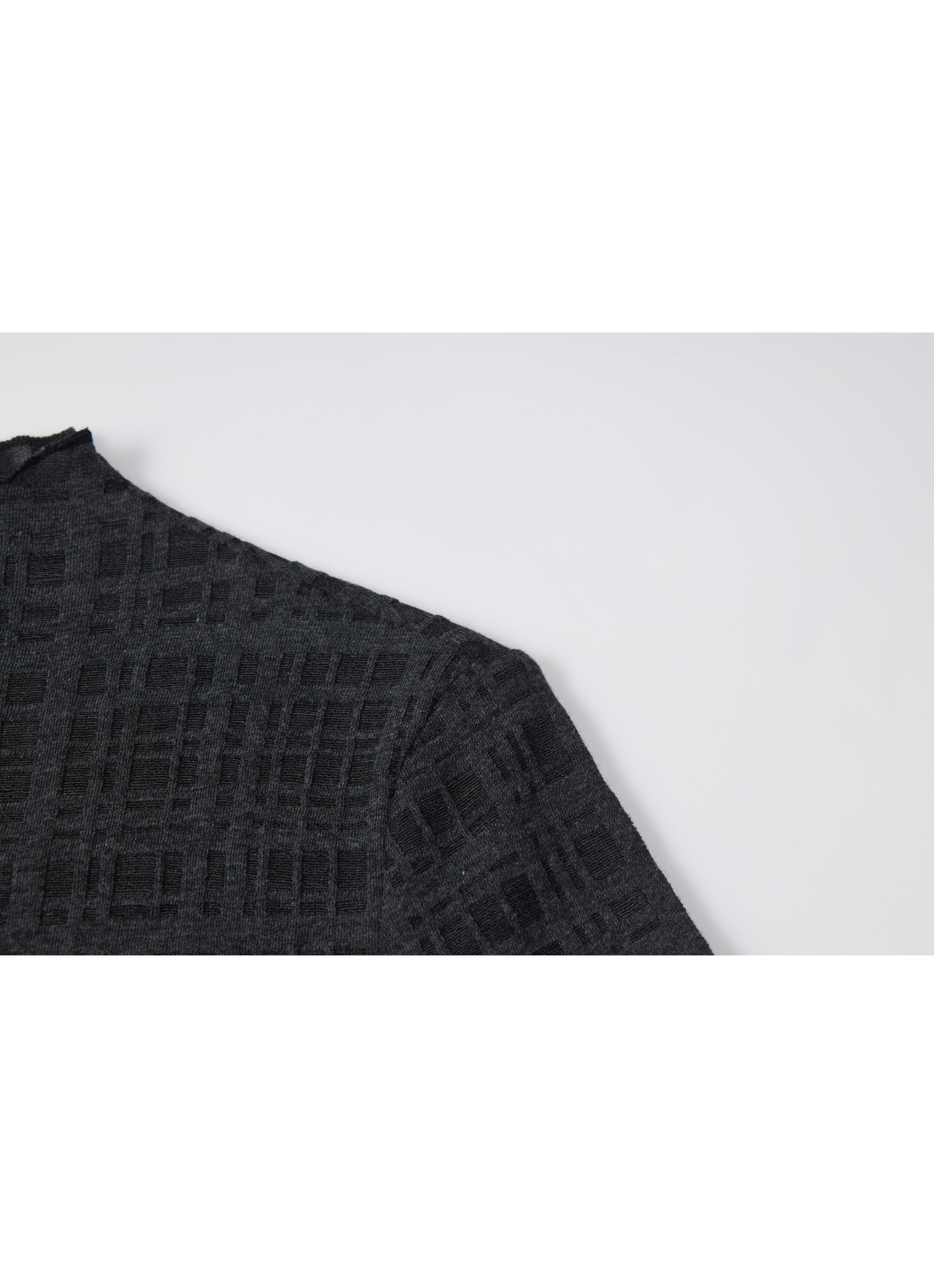 SHEER NET JACQUARD TOP