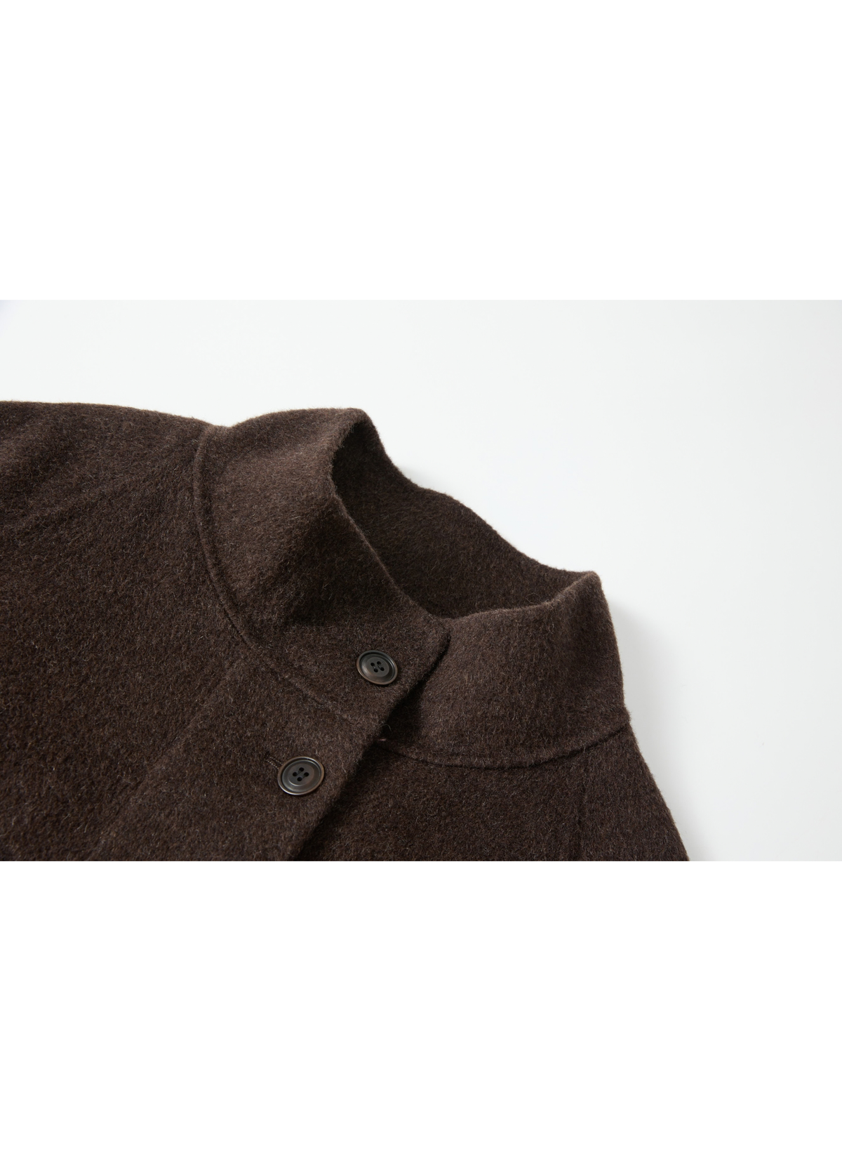FEATHER WOOL100% MIDI COAT