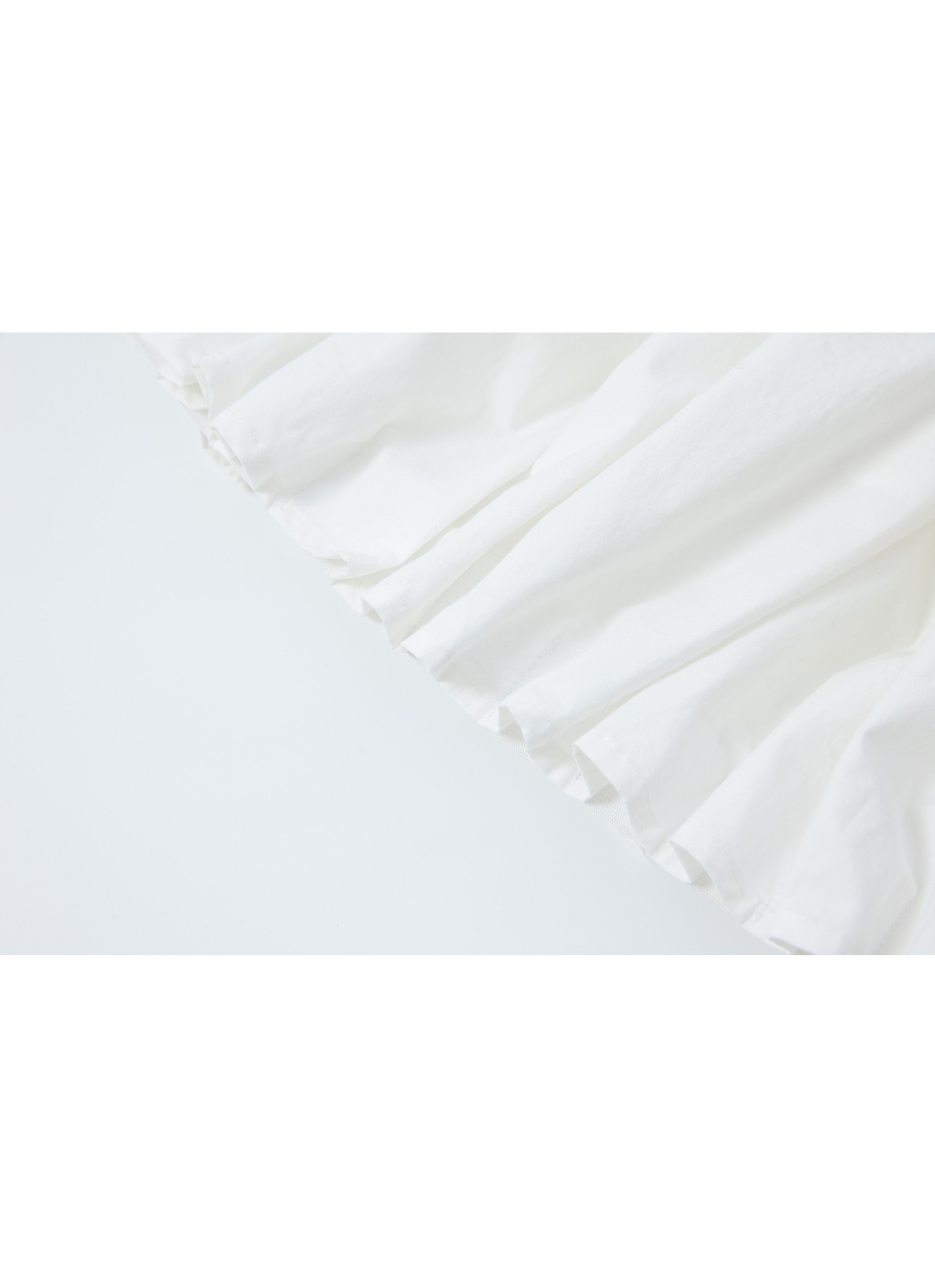 GATHERED HEM BALLOON SKIRT