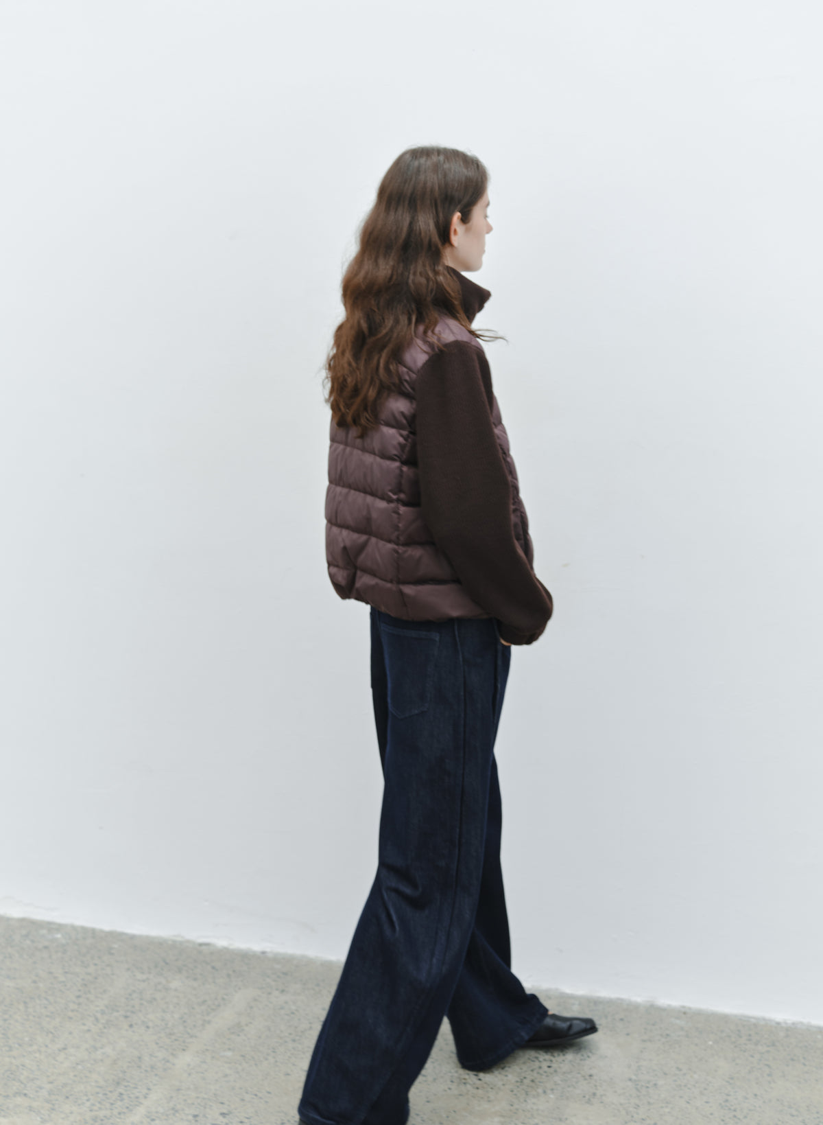KNIT DOCKING DOWN JACKET