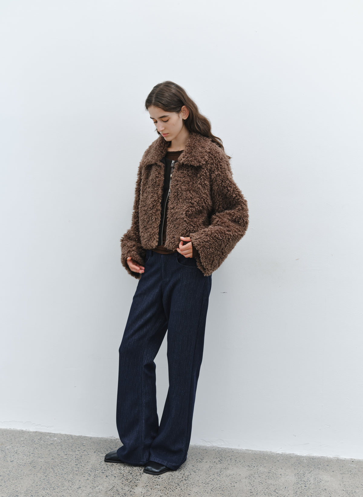 ZIP FUR SHORT JACKET