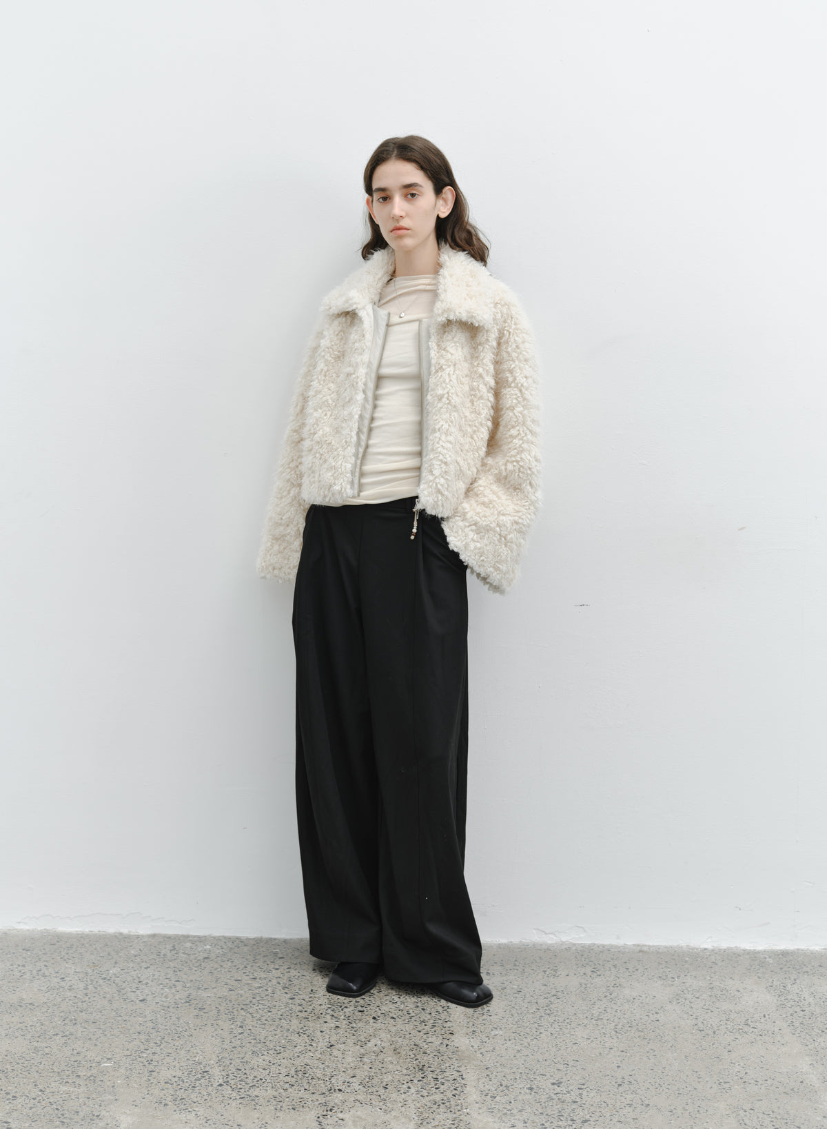 ZIP FUR SHORT JACKET