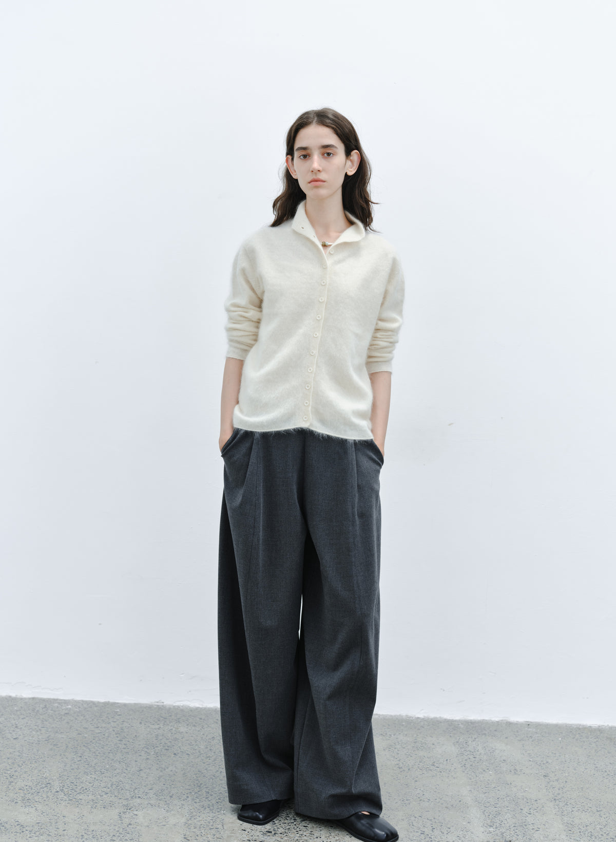 MULTI BUTTON WOOL CARDIGAN