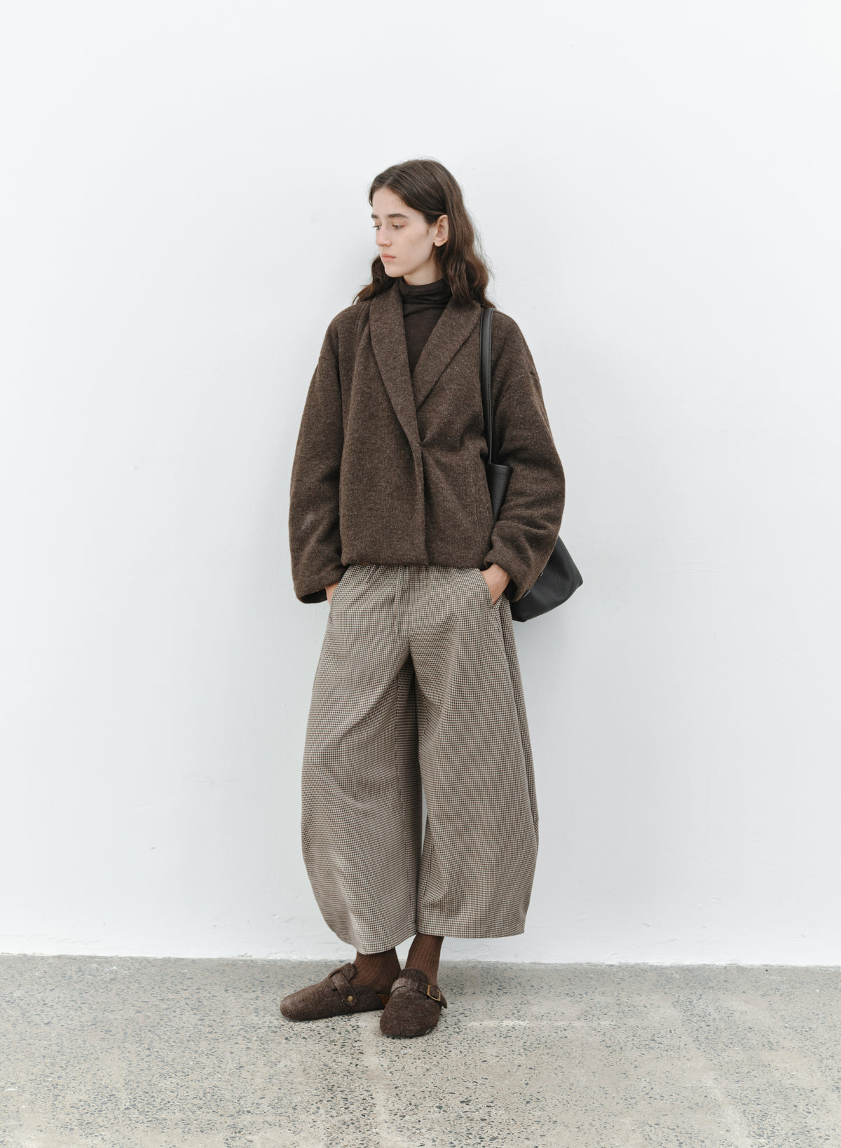 WARM TEXTURE SCARF JACKET