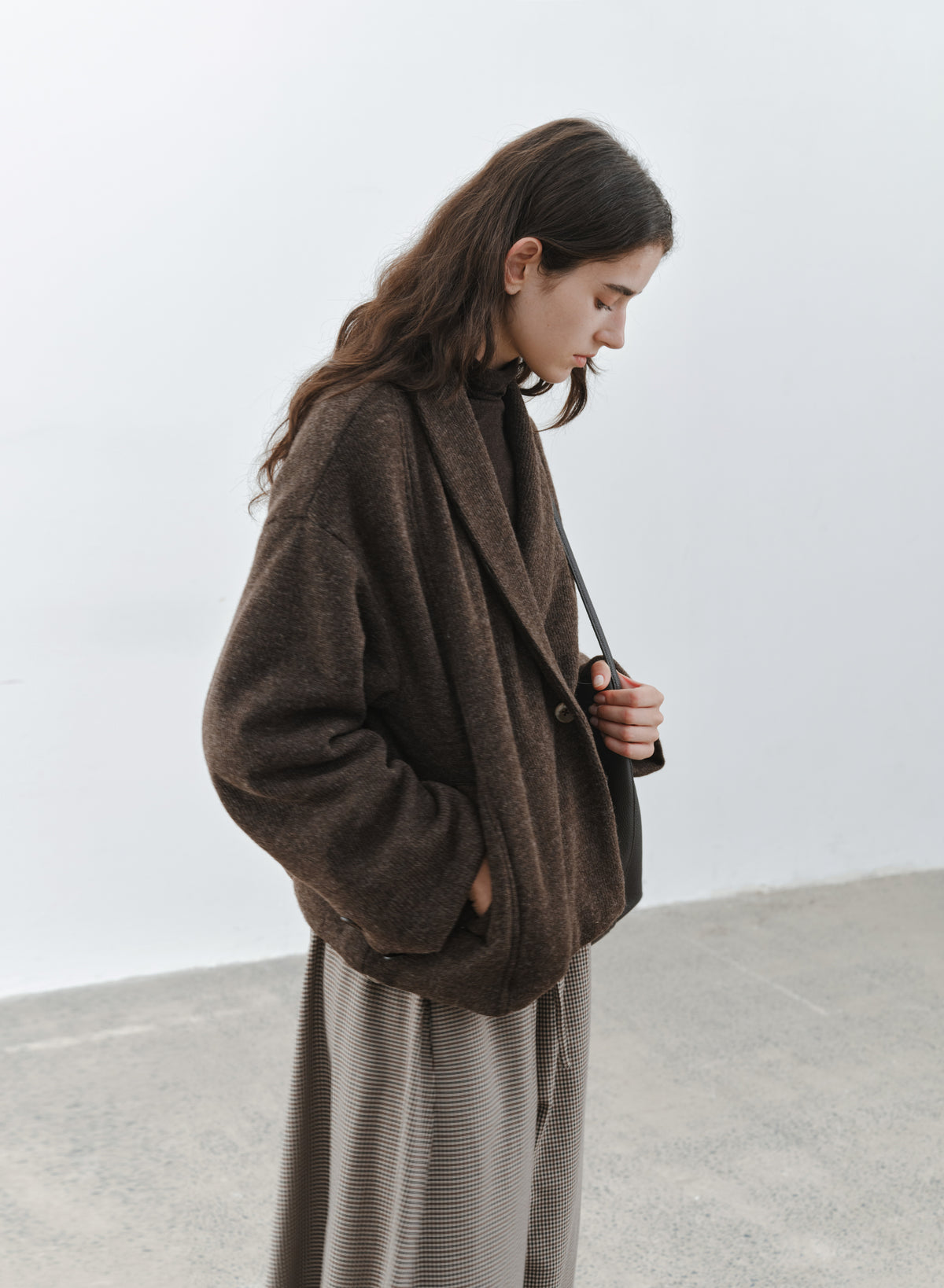 WARM TEXTURE SCARF JACKET