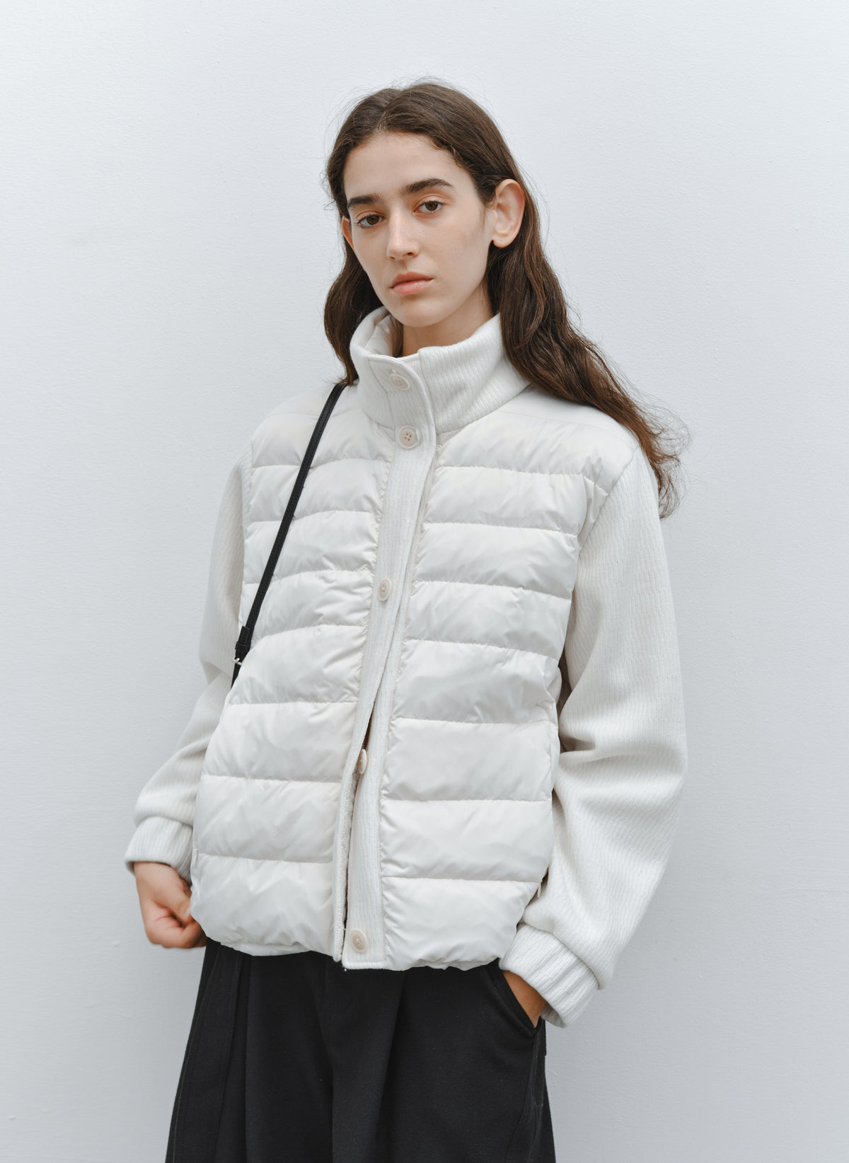KNIT DOCKING DOWN JACKET