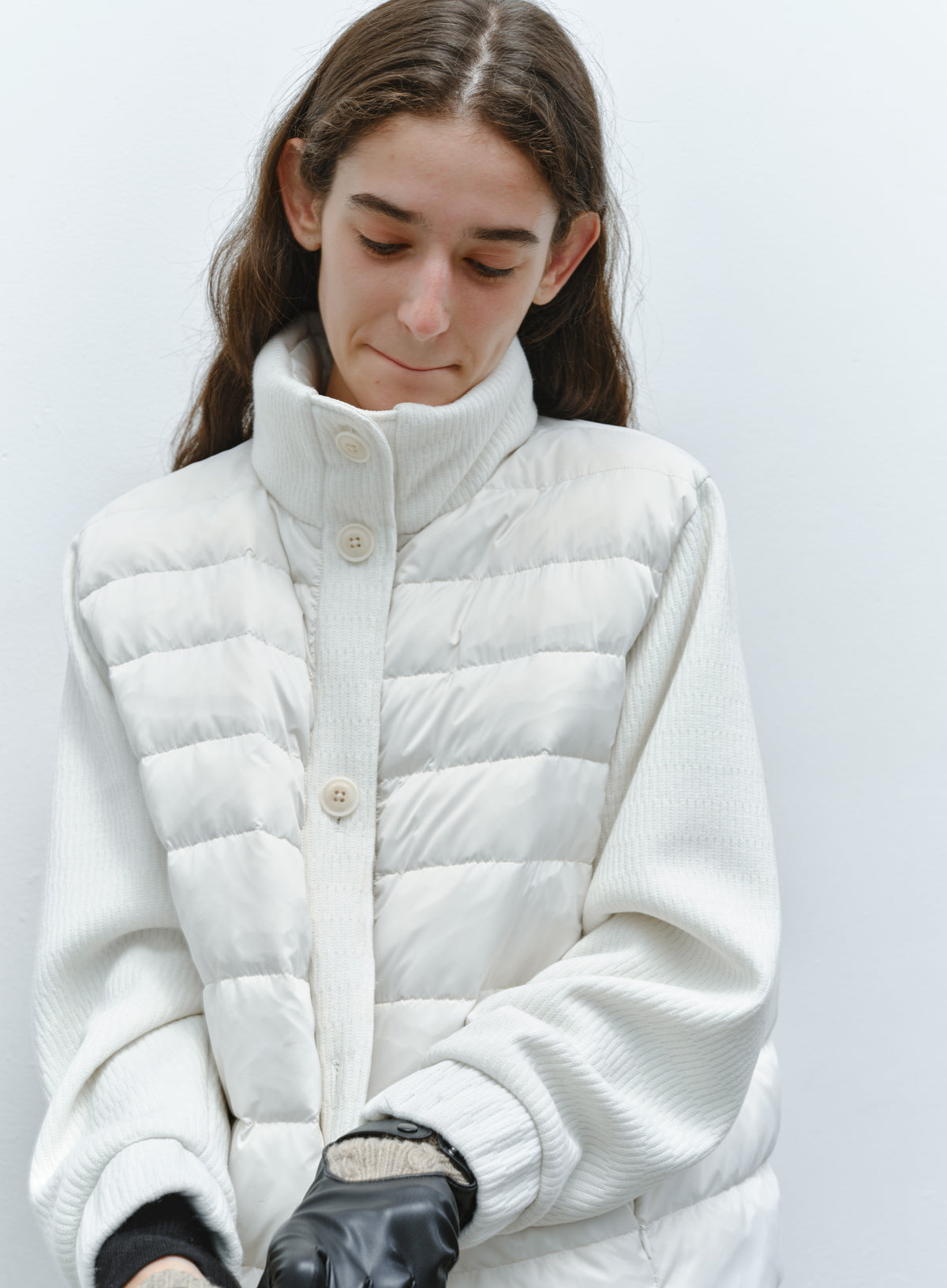 KNIT DOCKING DOWN JACKET