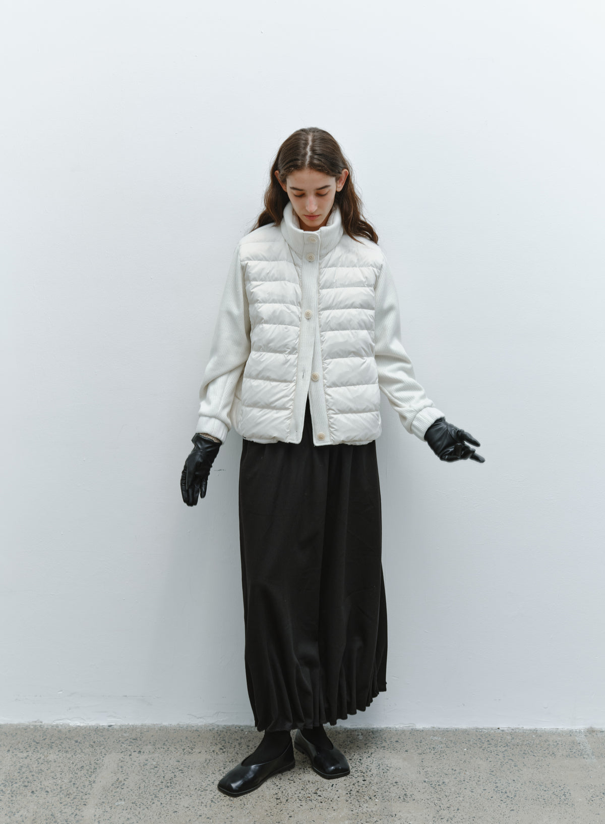 KNIT DOCKING DOWN JACKET