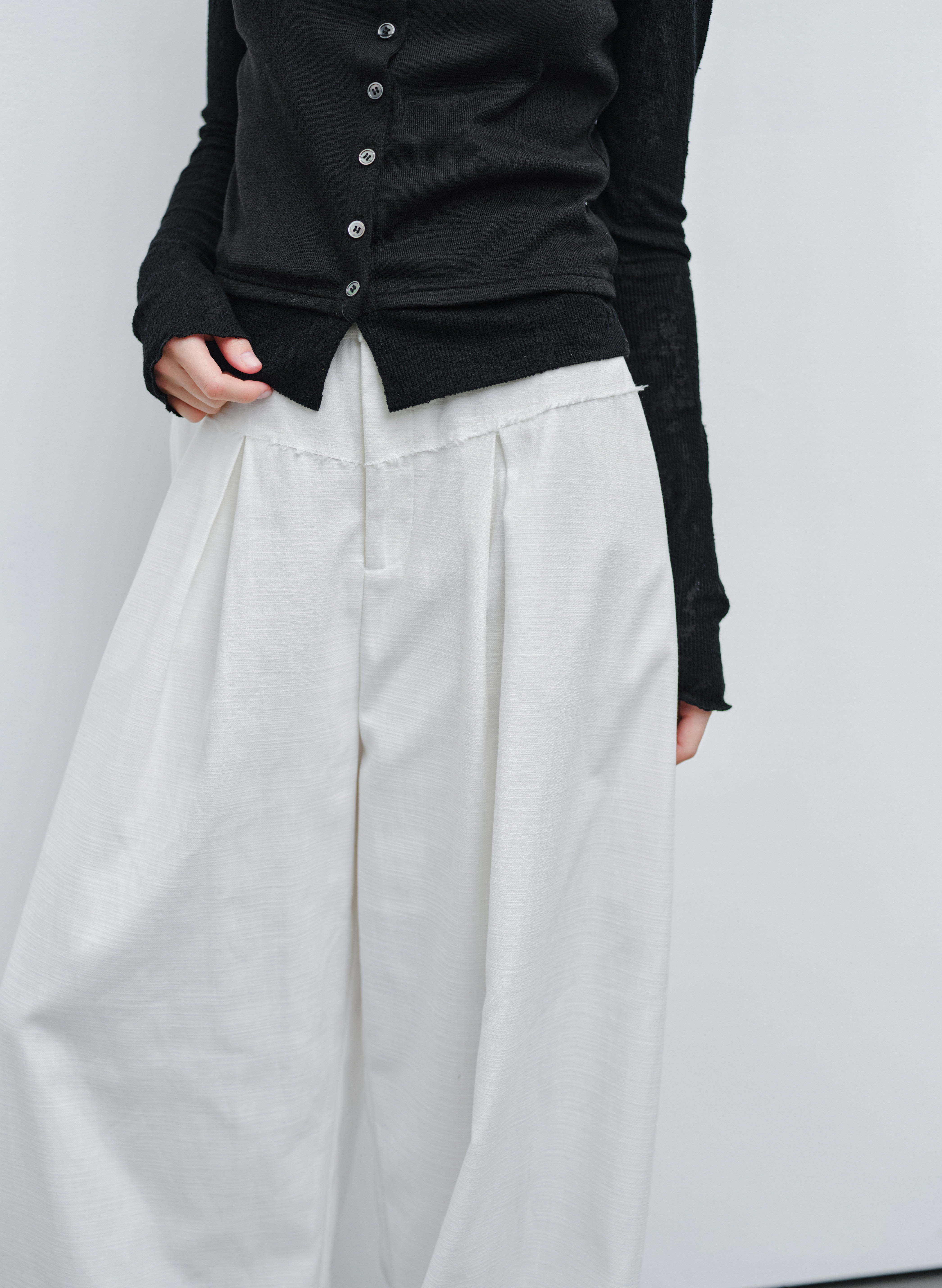 DAMAGE LINE WIDE PANTS