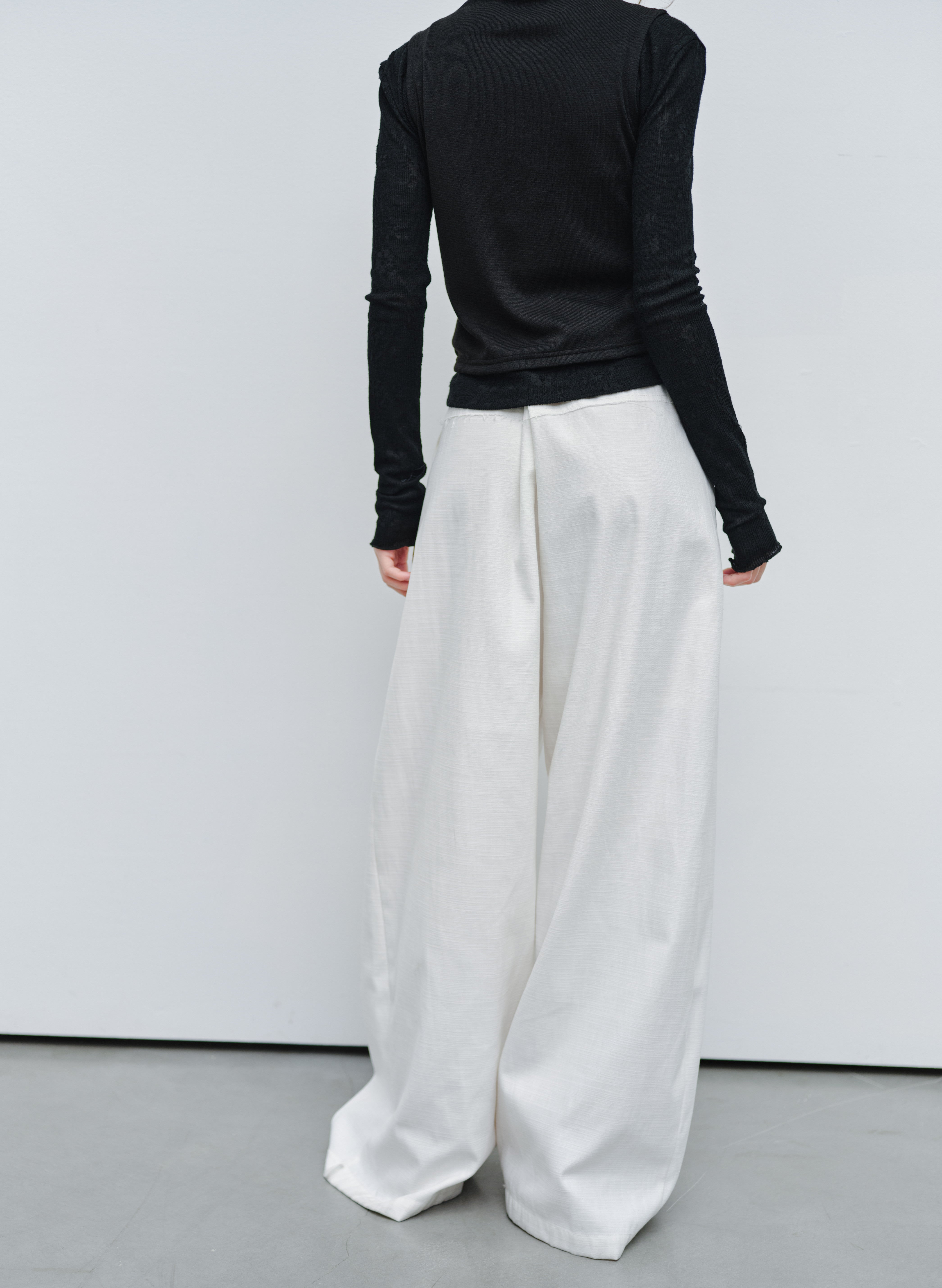 DAMAGE LINE WIDE PANTS