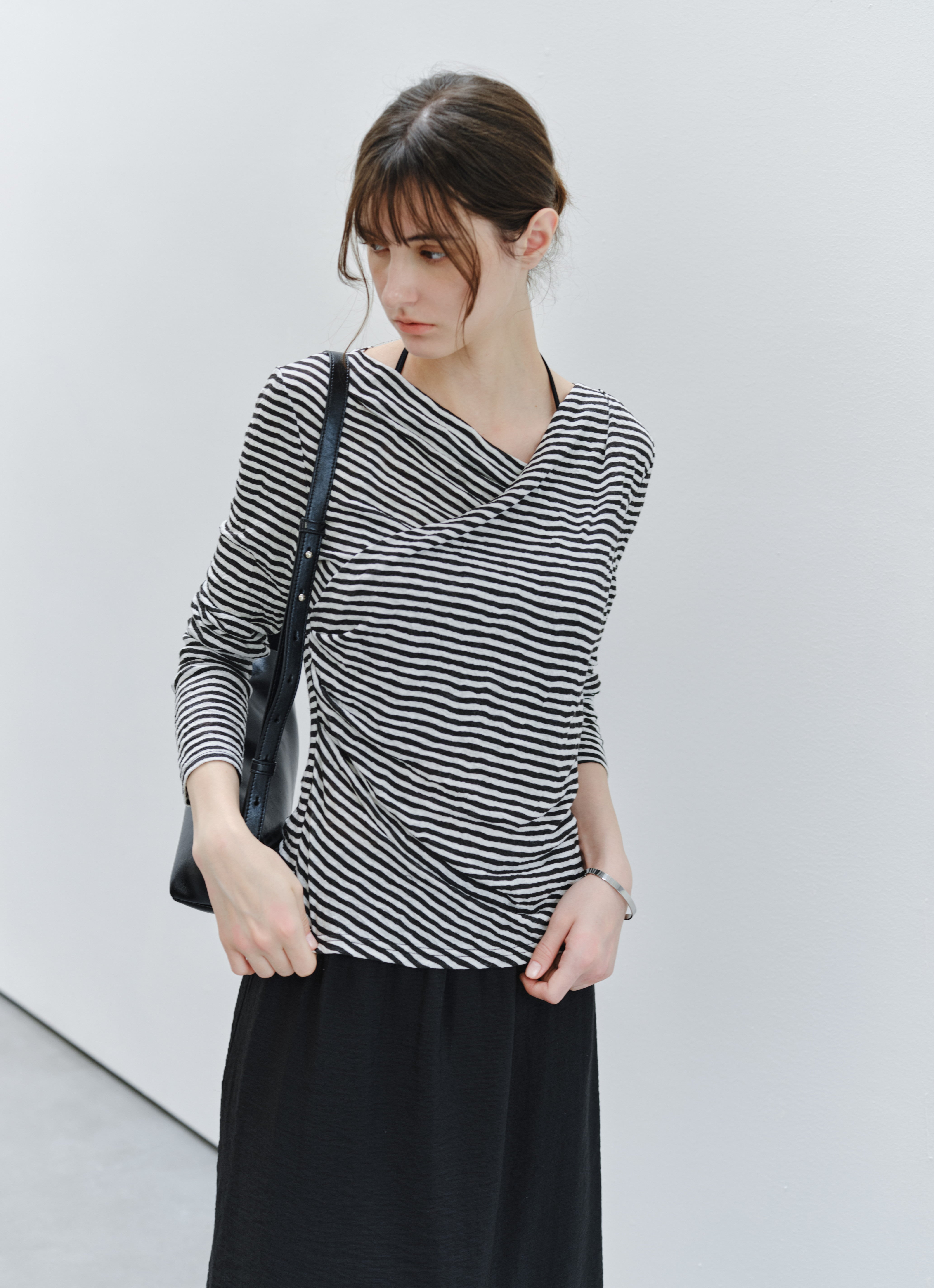 CACHECOEUR FIT STRIPE TOP