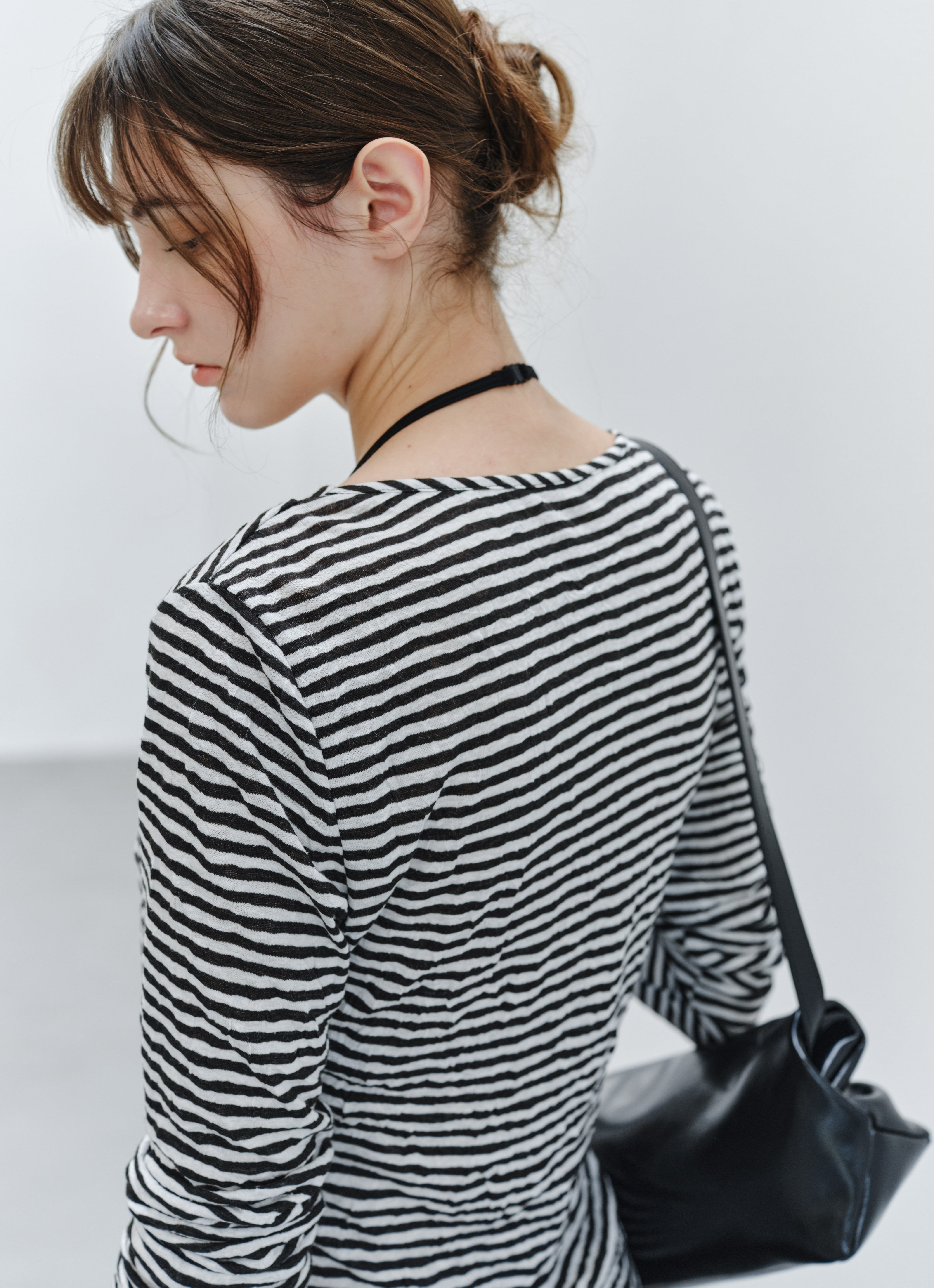 CACHECOEUR FIT STRIPE TOP