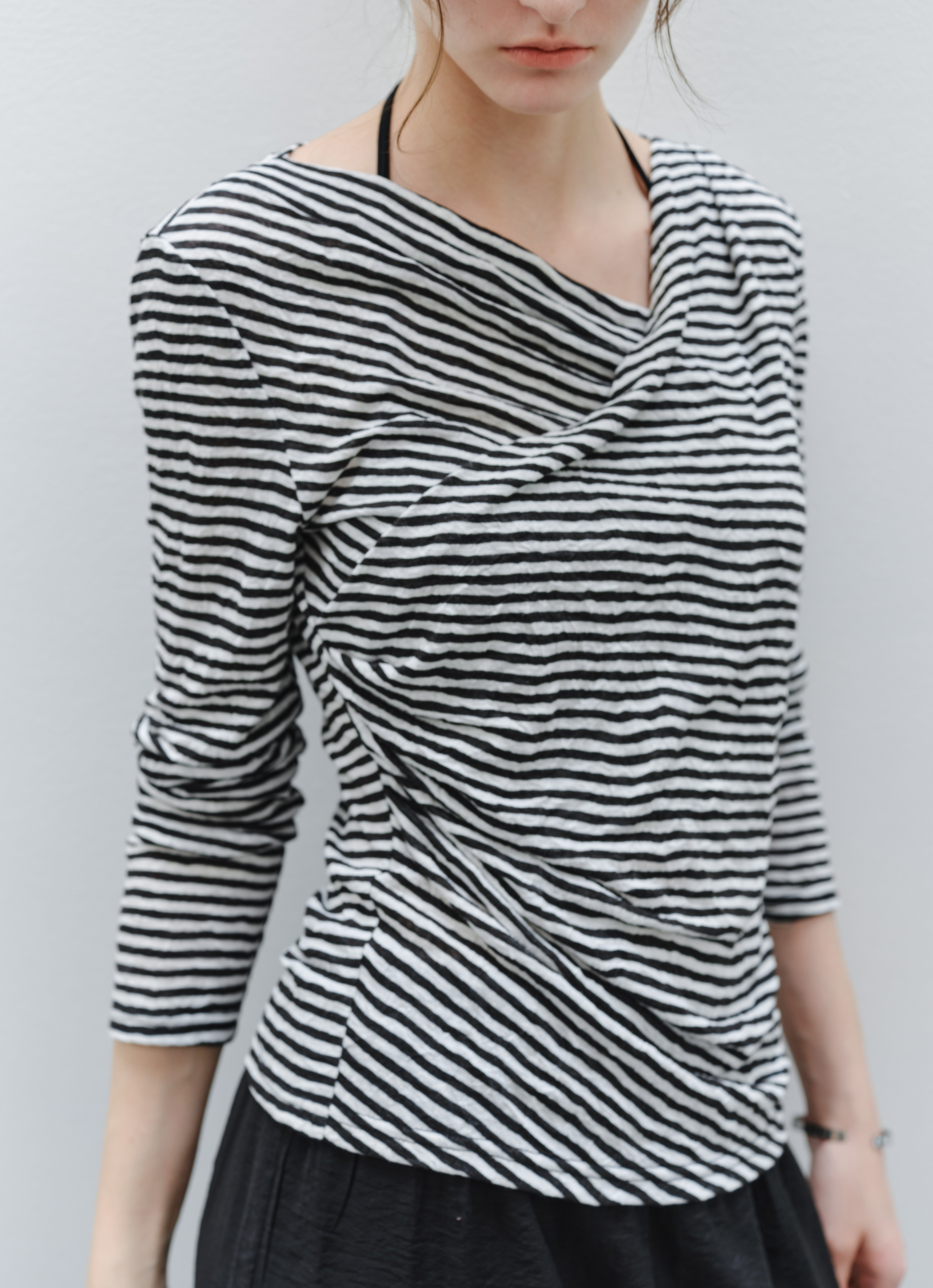 CACHECOEUR FIT STRIPE TOP
