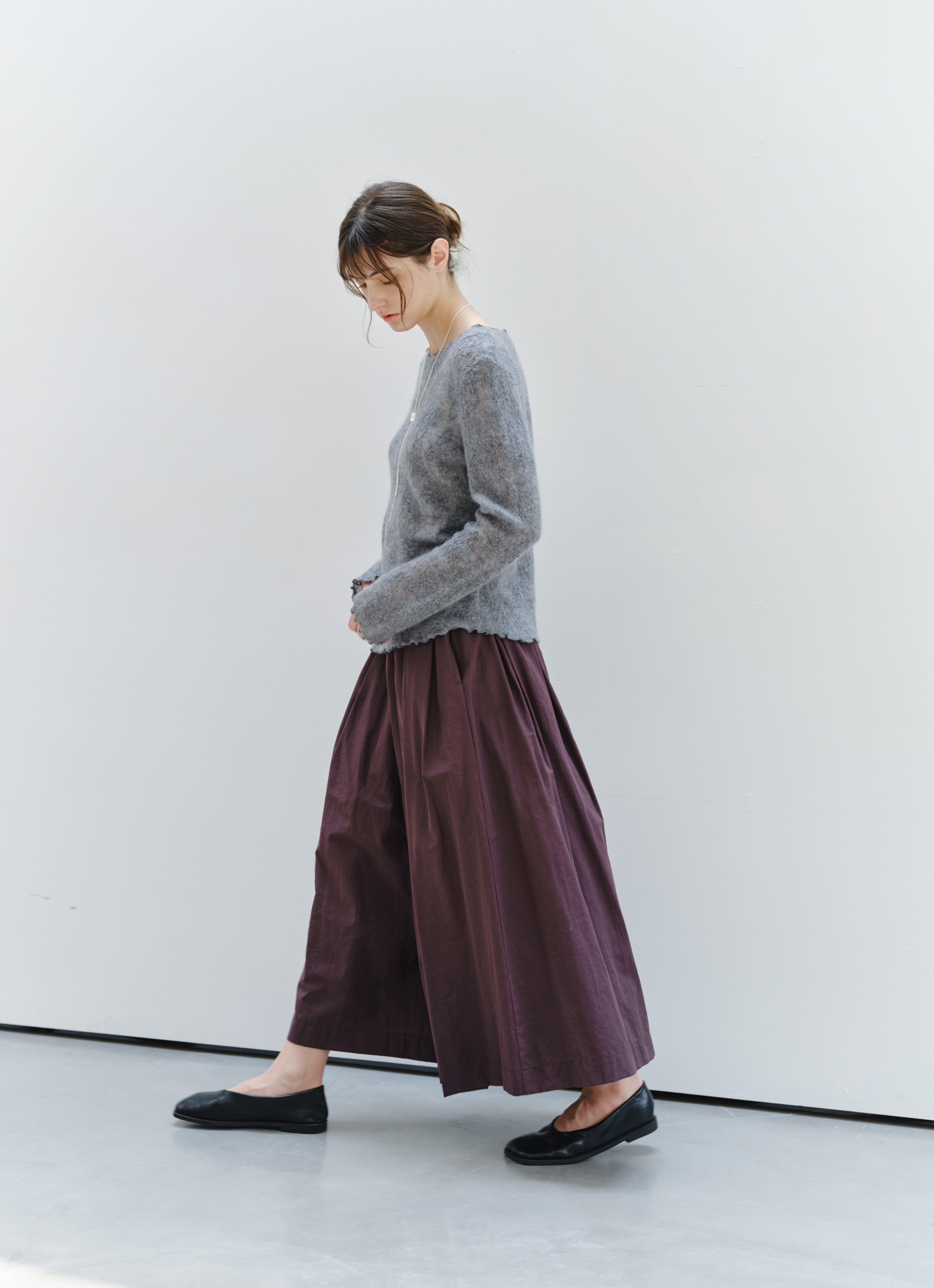 MATTE TEXTURE WIDE CULOTTES