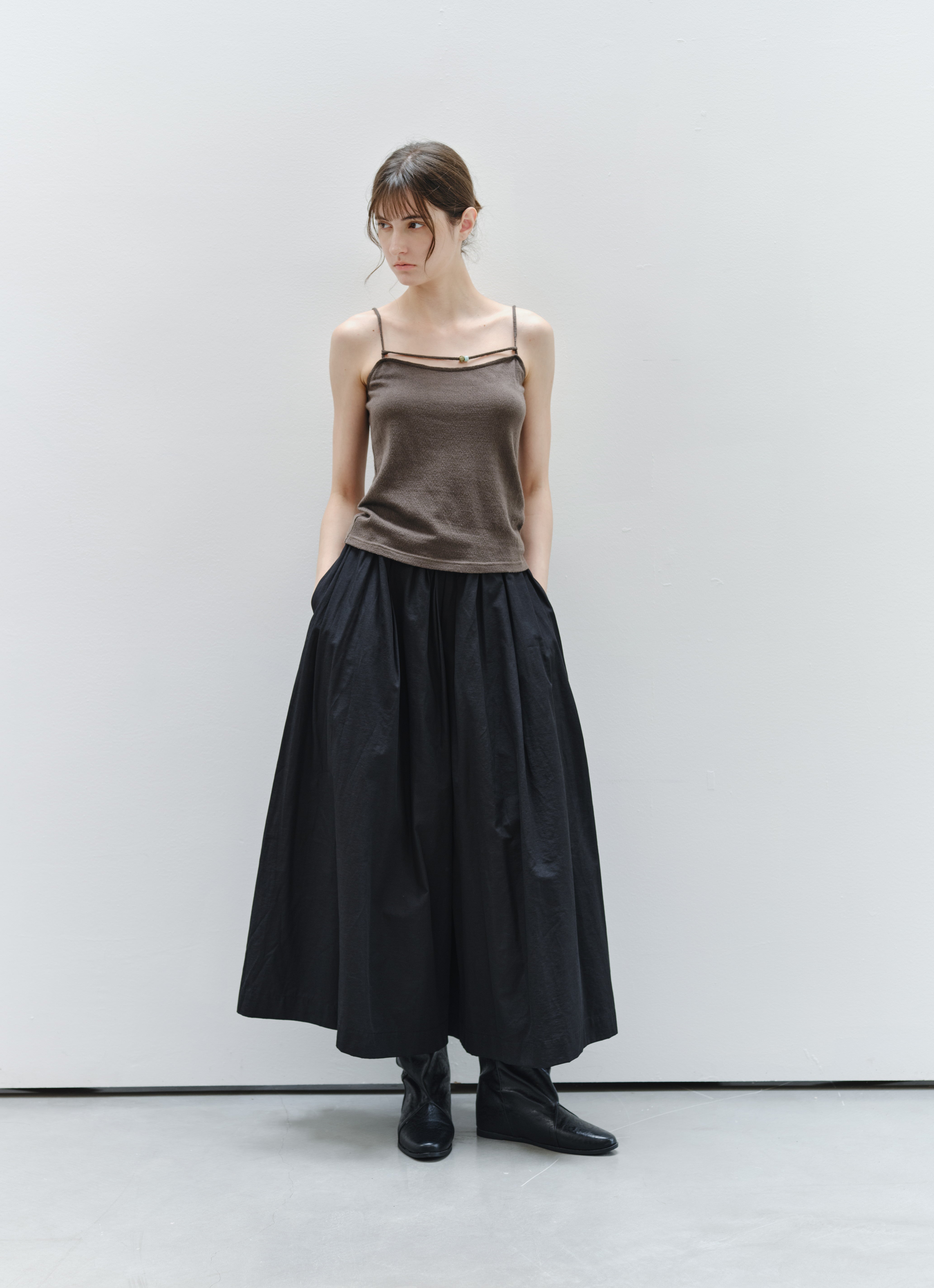 MATTE TEXTURE WIDE CULOTTES
