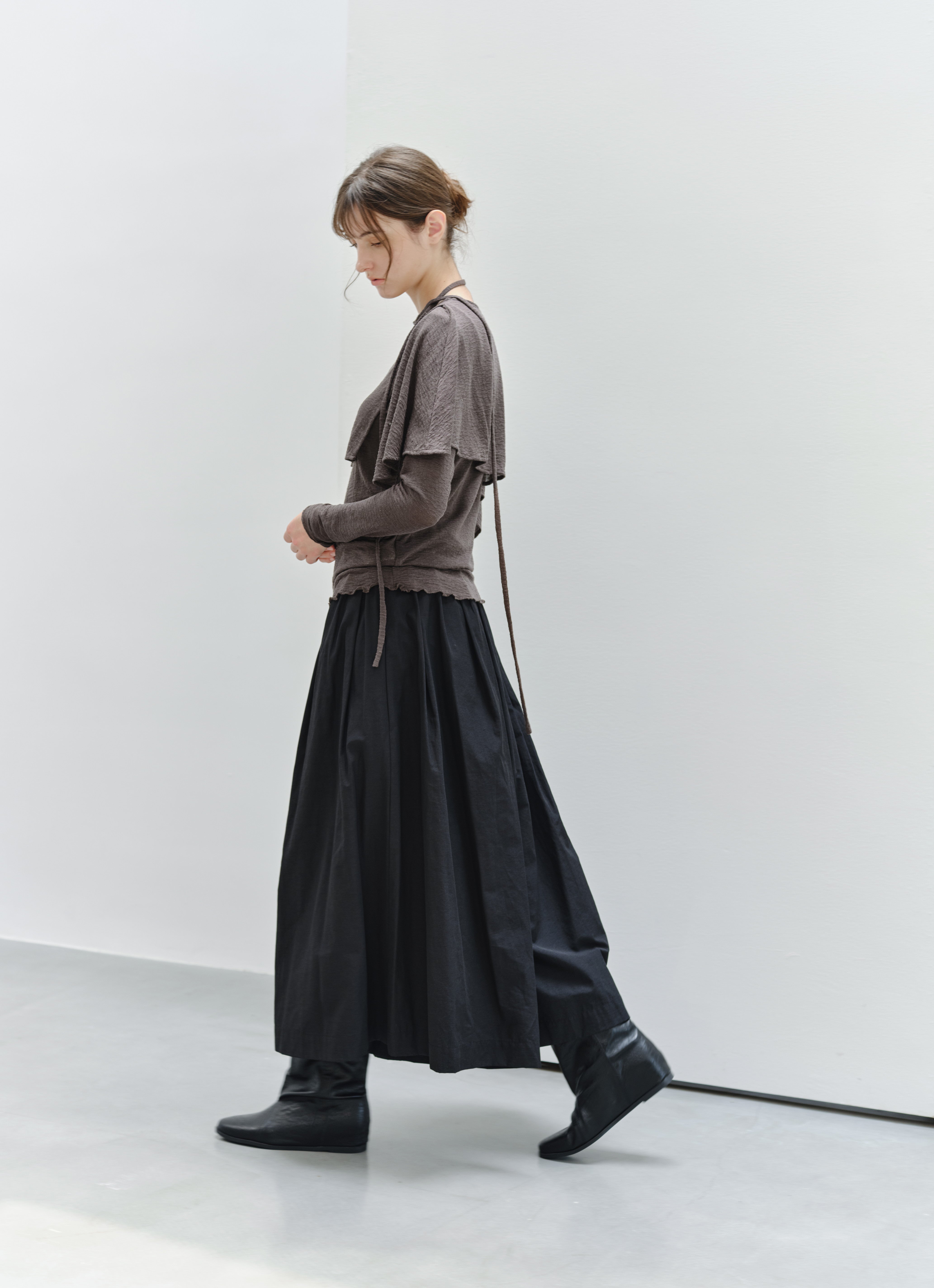 MATTE TEXTURE WIDE CULOTTES
