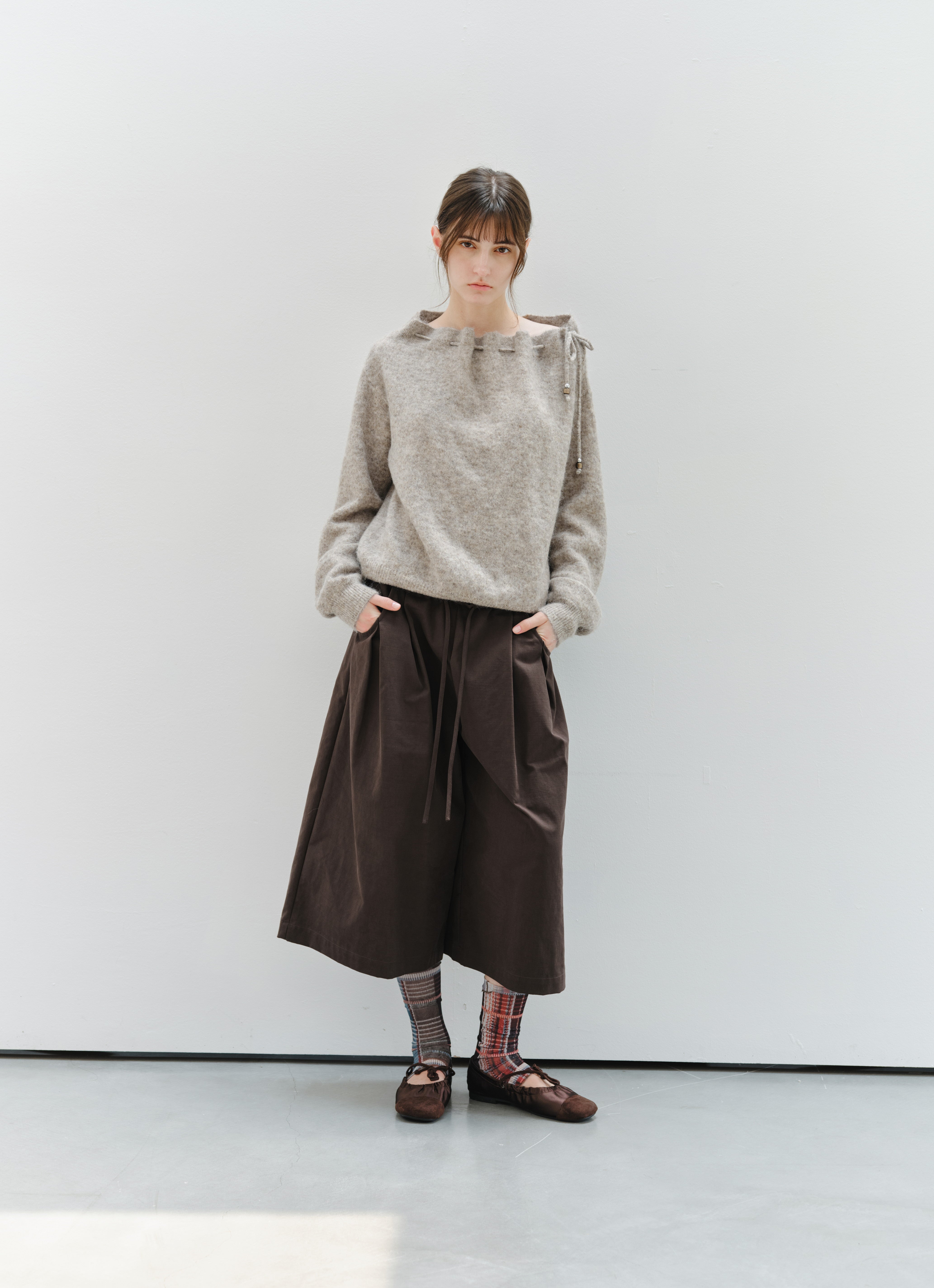 2WAY STRING POUCH SWEATER
