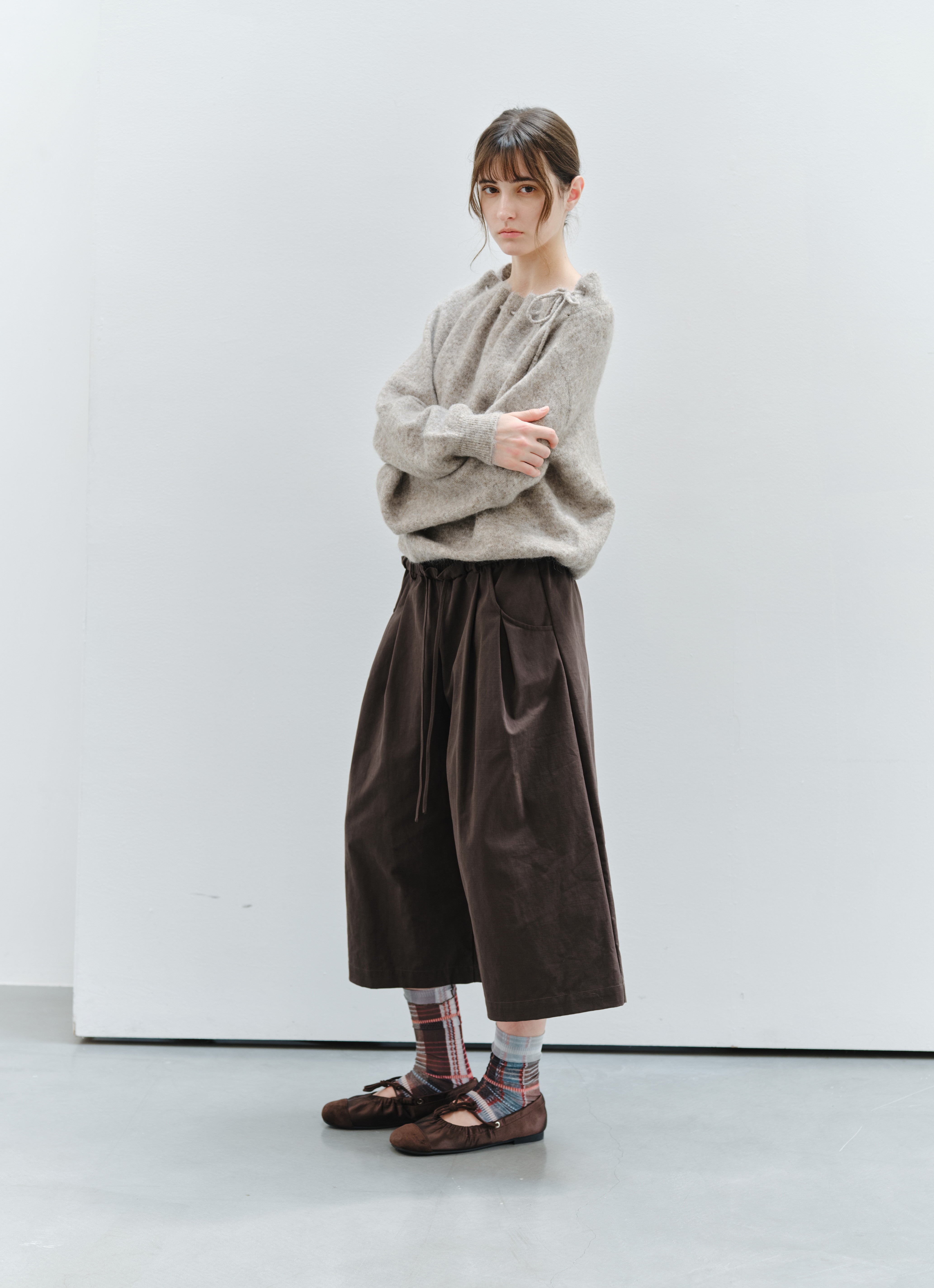 2WAY STRING POUCH SWEATER