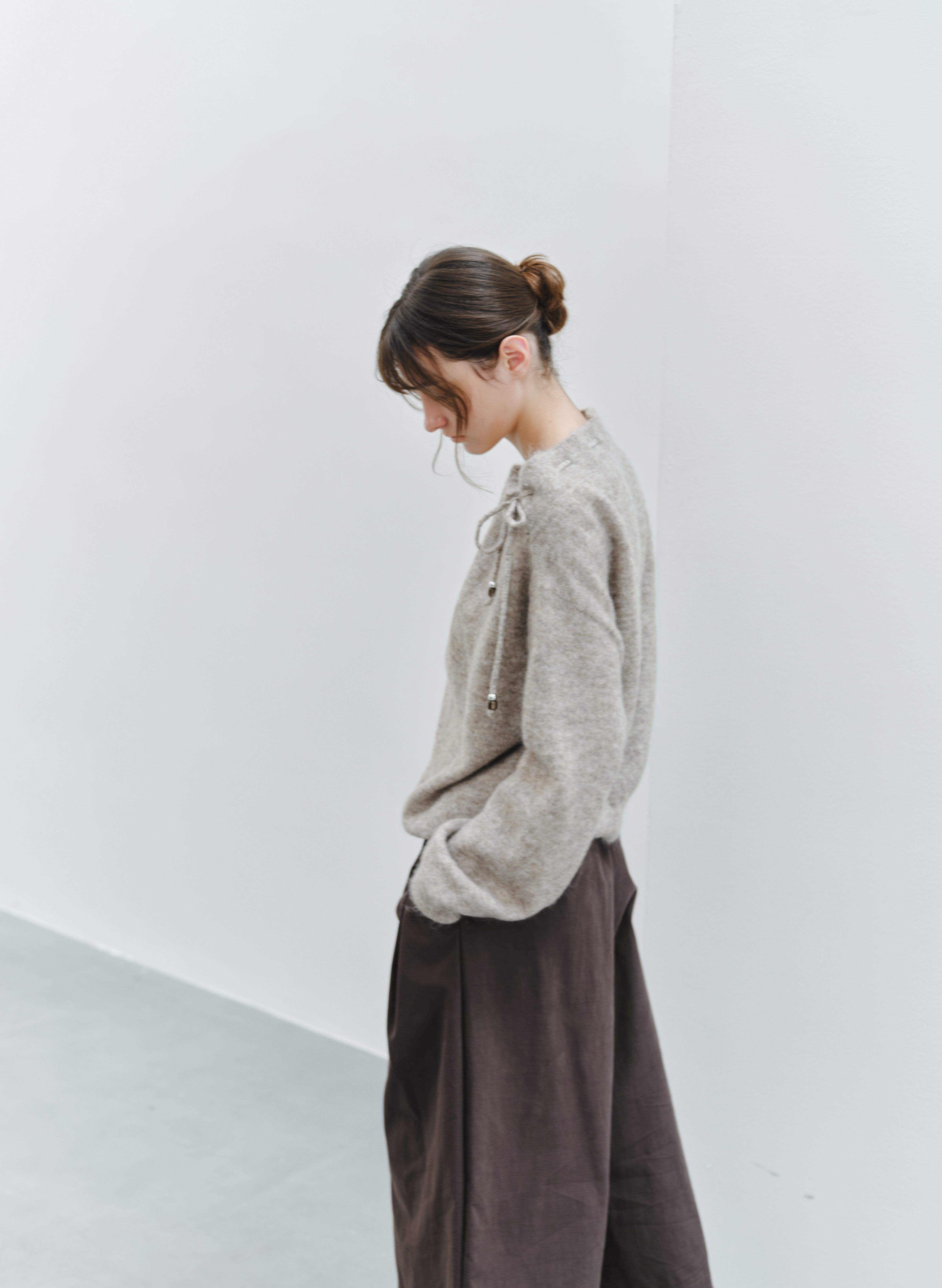 2WAY STRING POUCH SWEATER