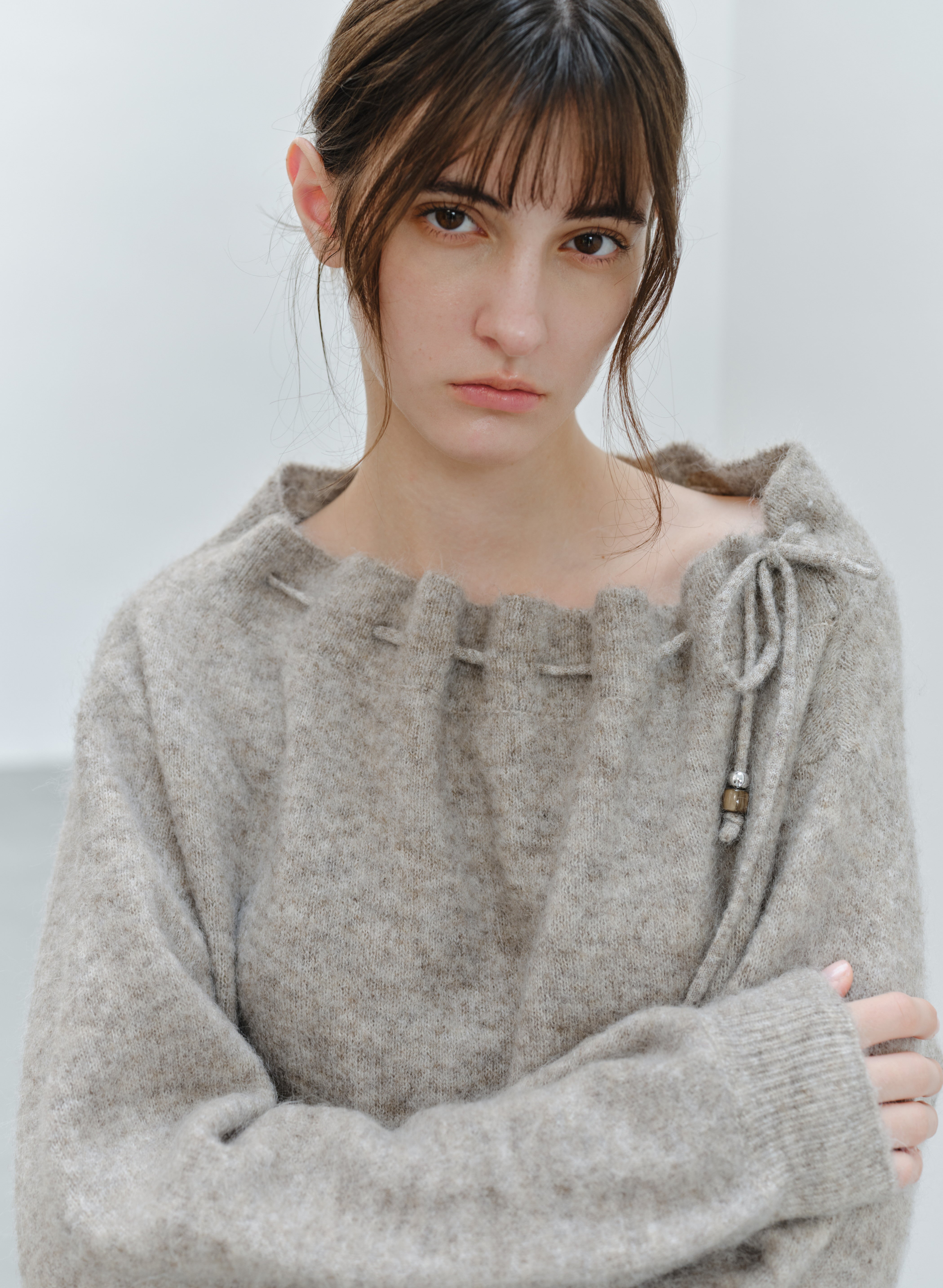 2WAY STRING POUCH SWEATER