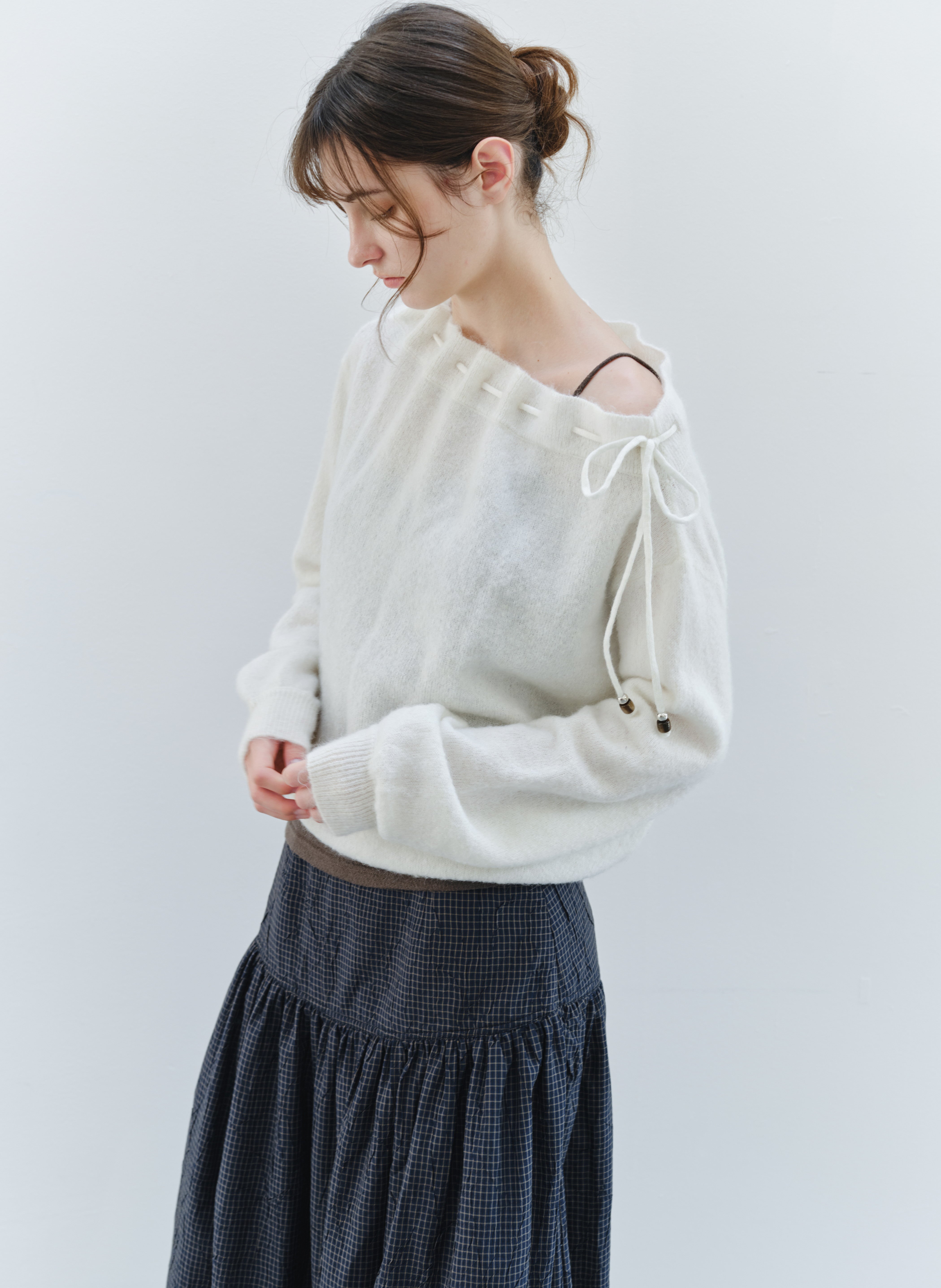 2WAY STRING POUCH SWEATER