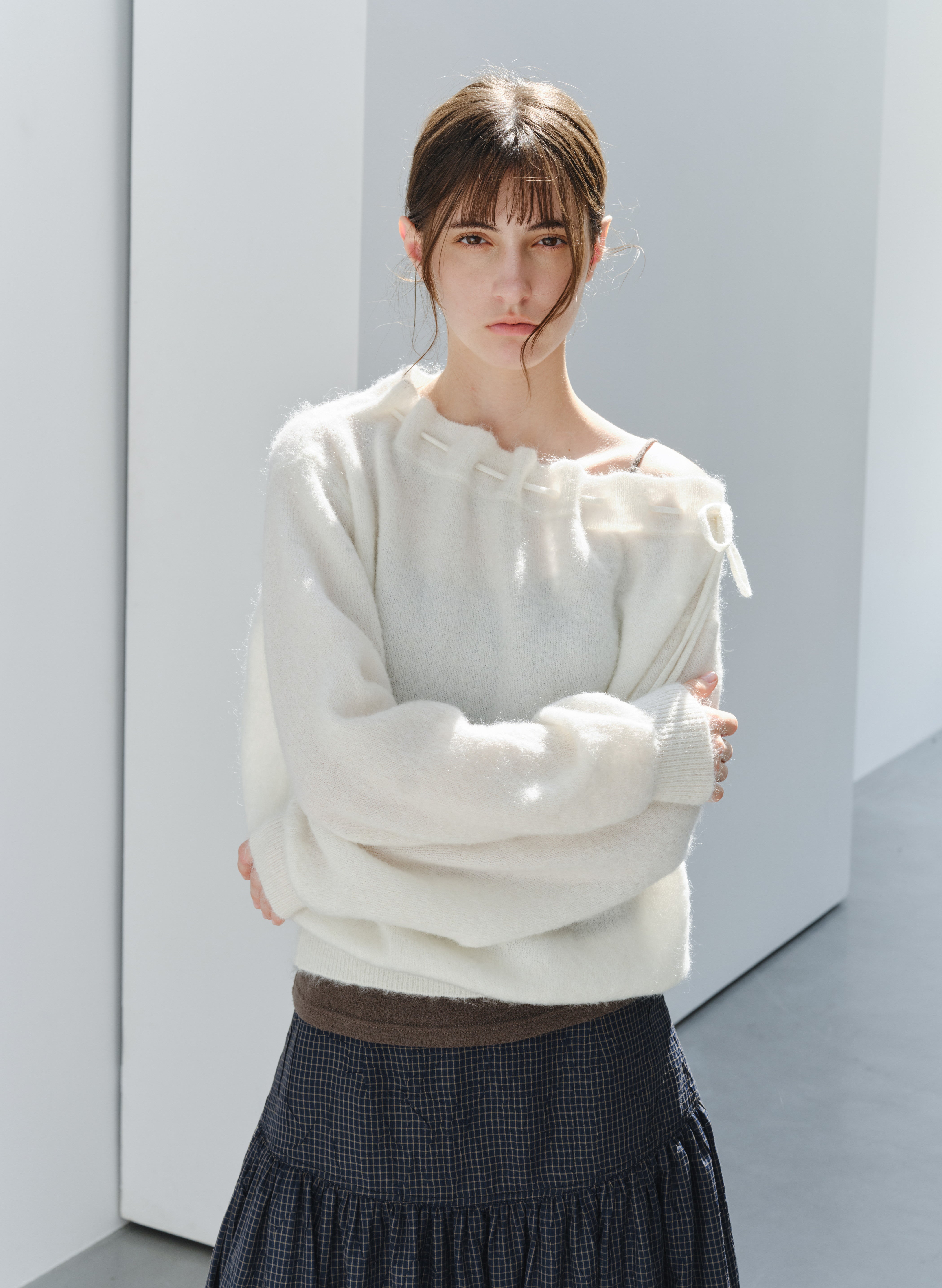 2WAY STRING POUCH SWEATER