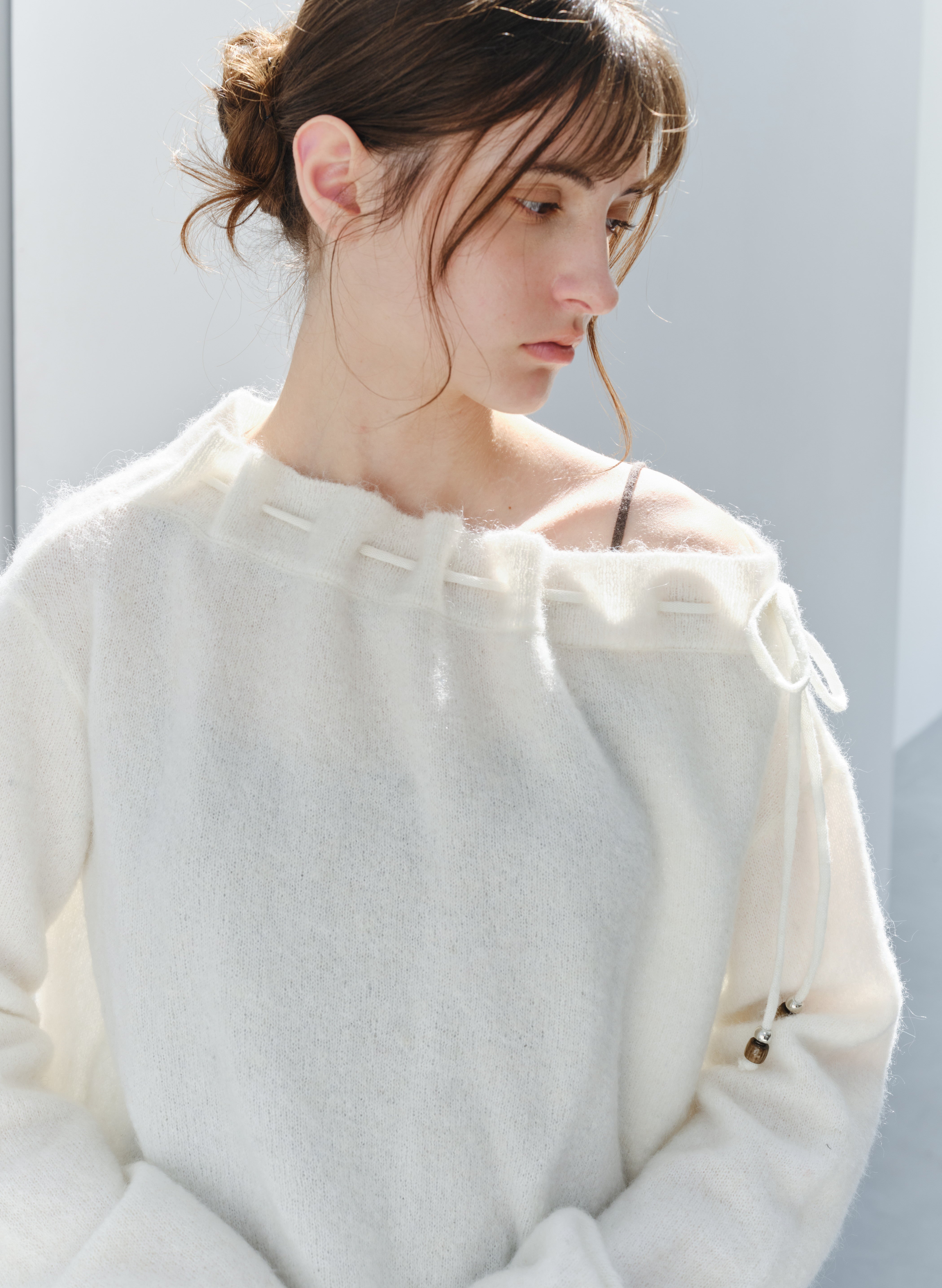 2WAY STRING POUCH SWEATER