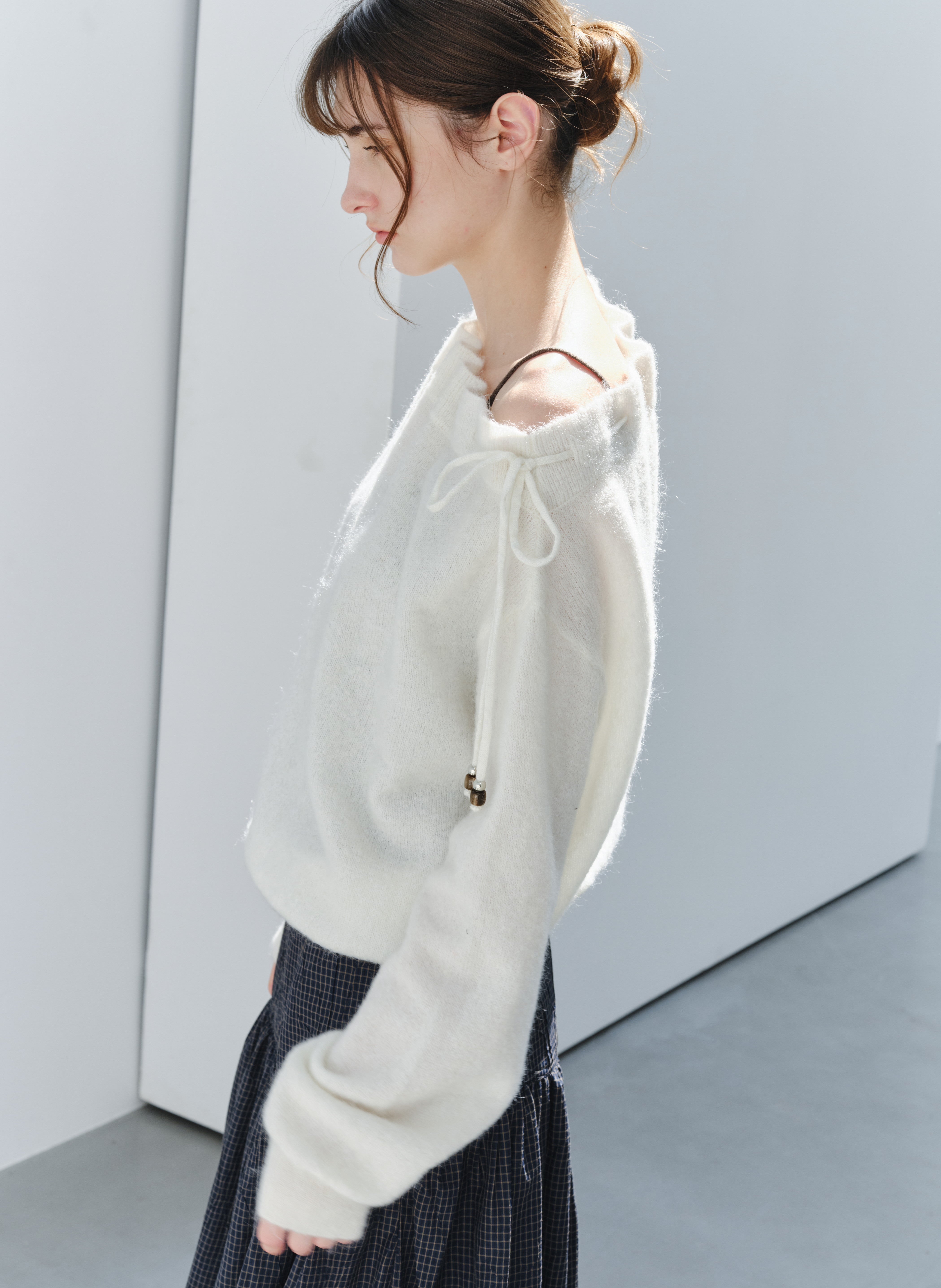 2WAY STRING POUCH SWEATER