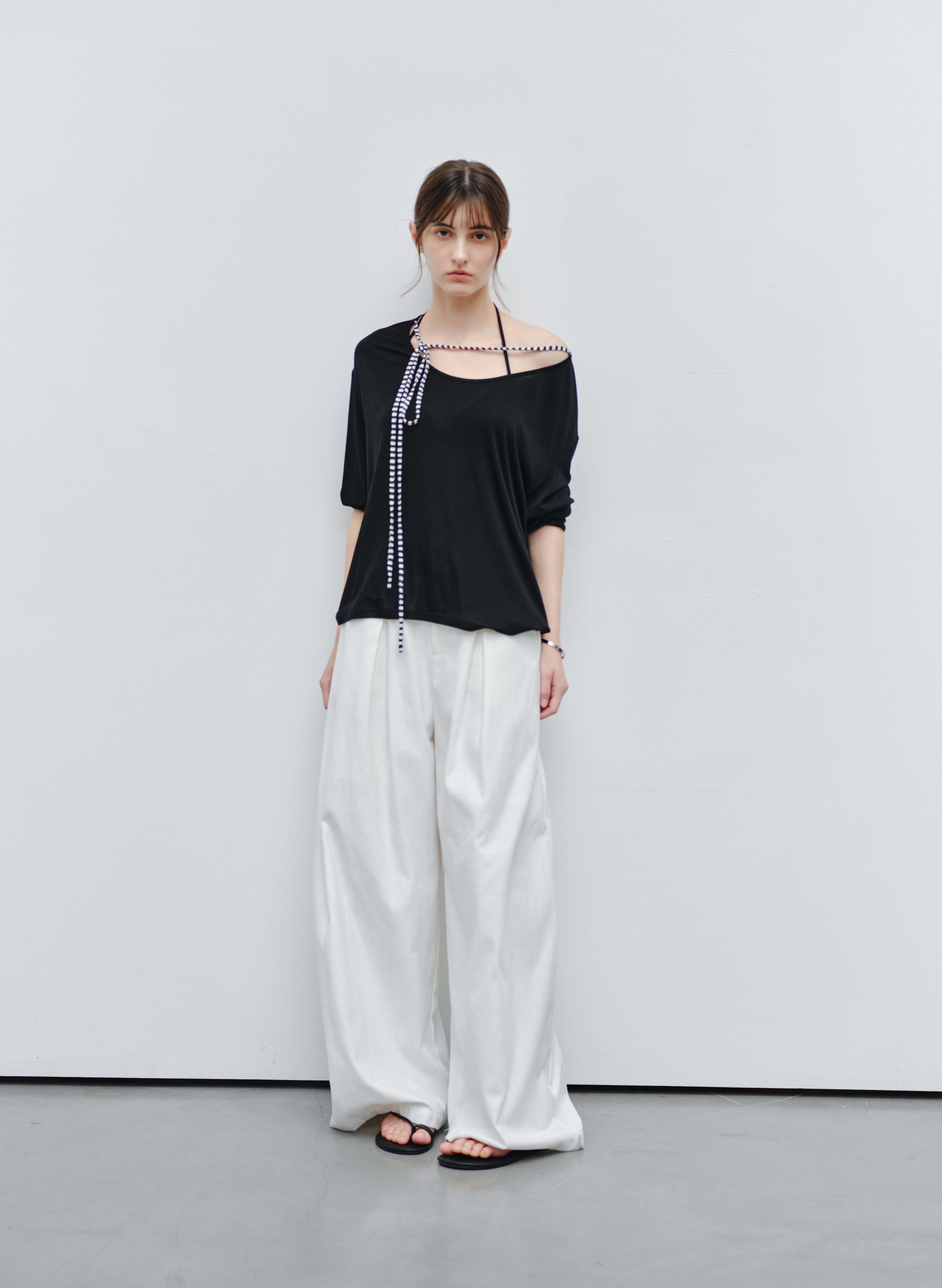 DAMAGE LINE WIDE PANTS