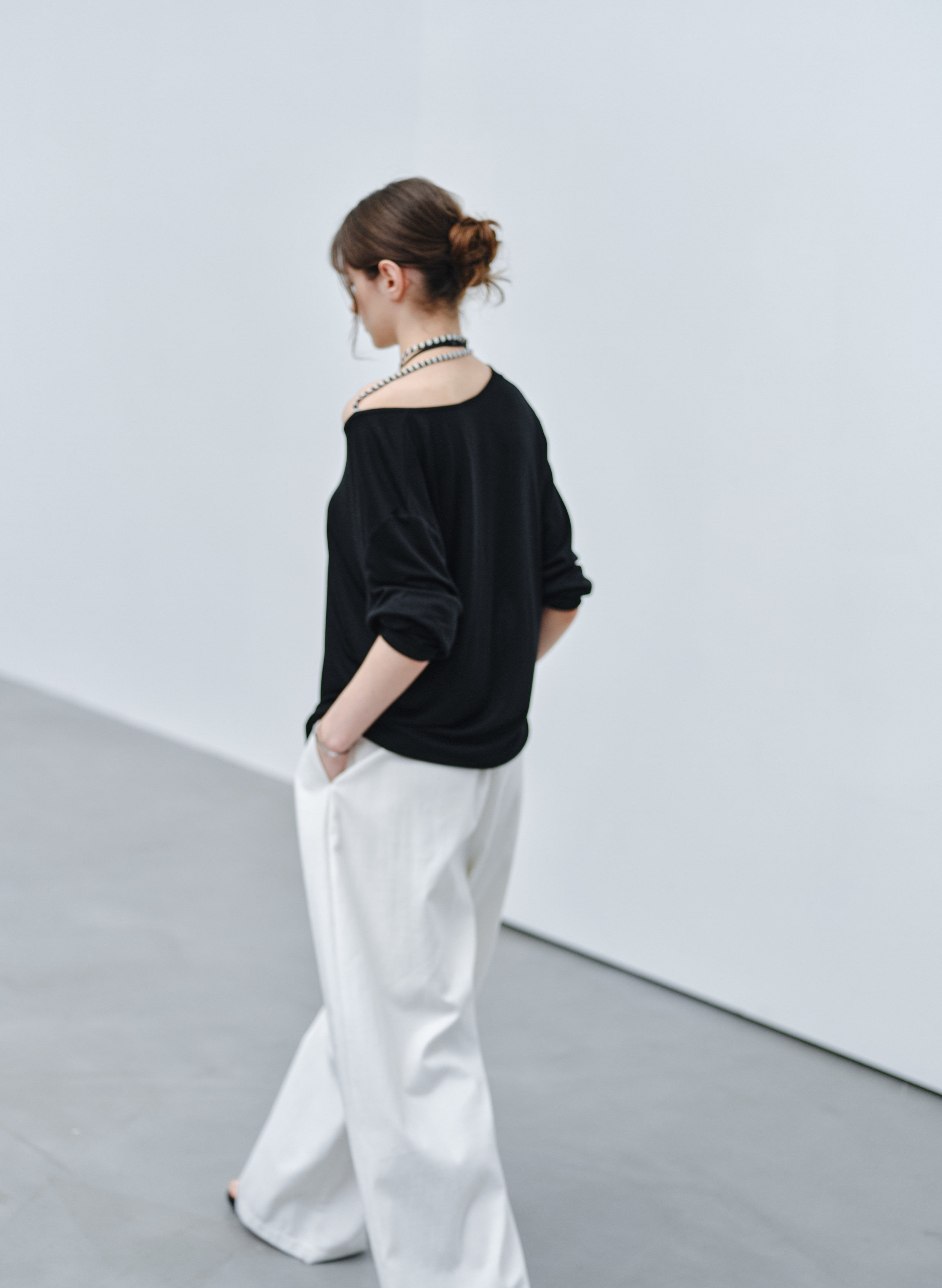 DAMAGE LINE WIDE PANTS