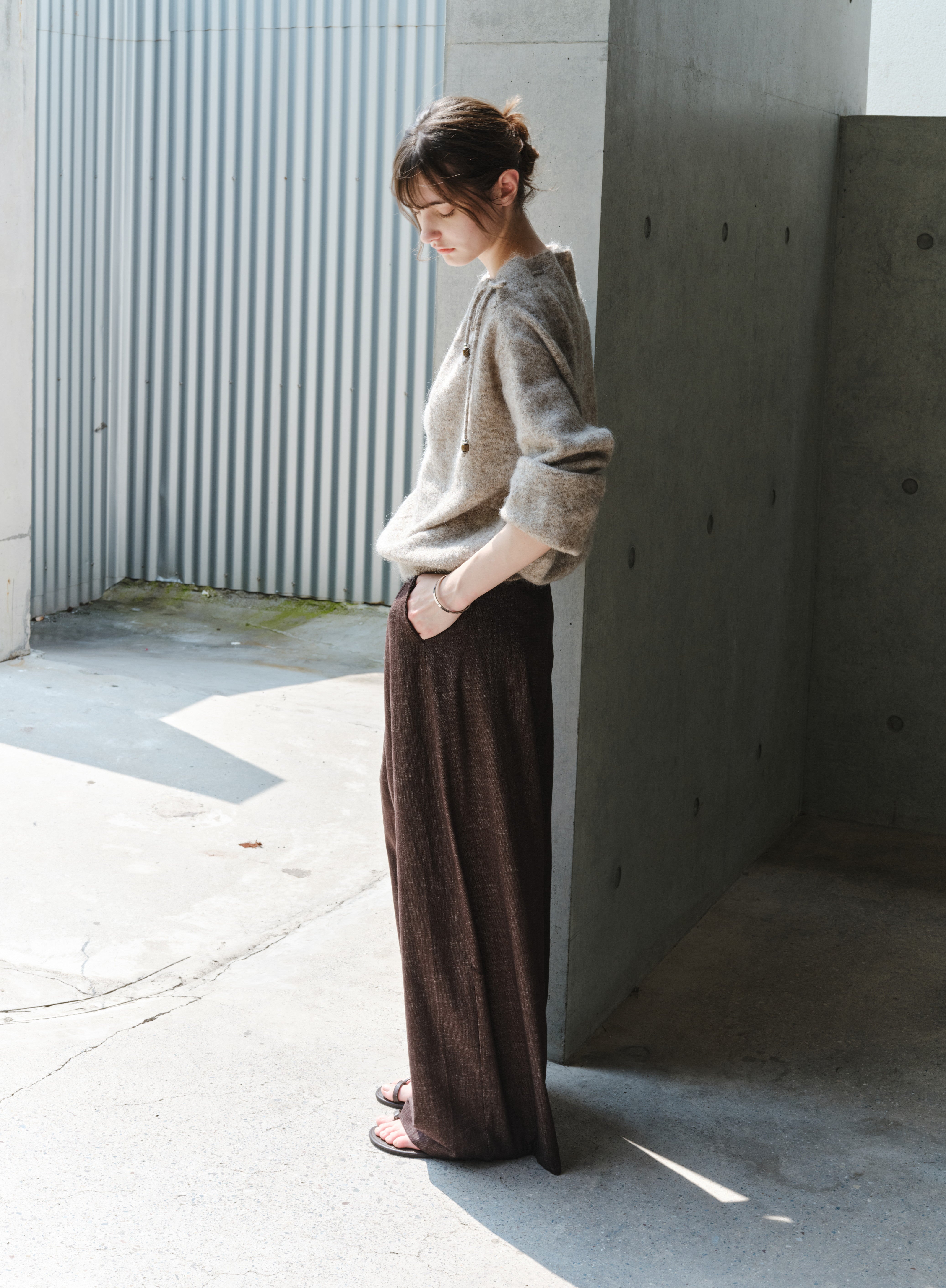 DAMAGE LINE WIDE PANTS