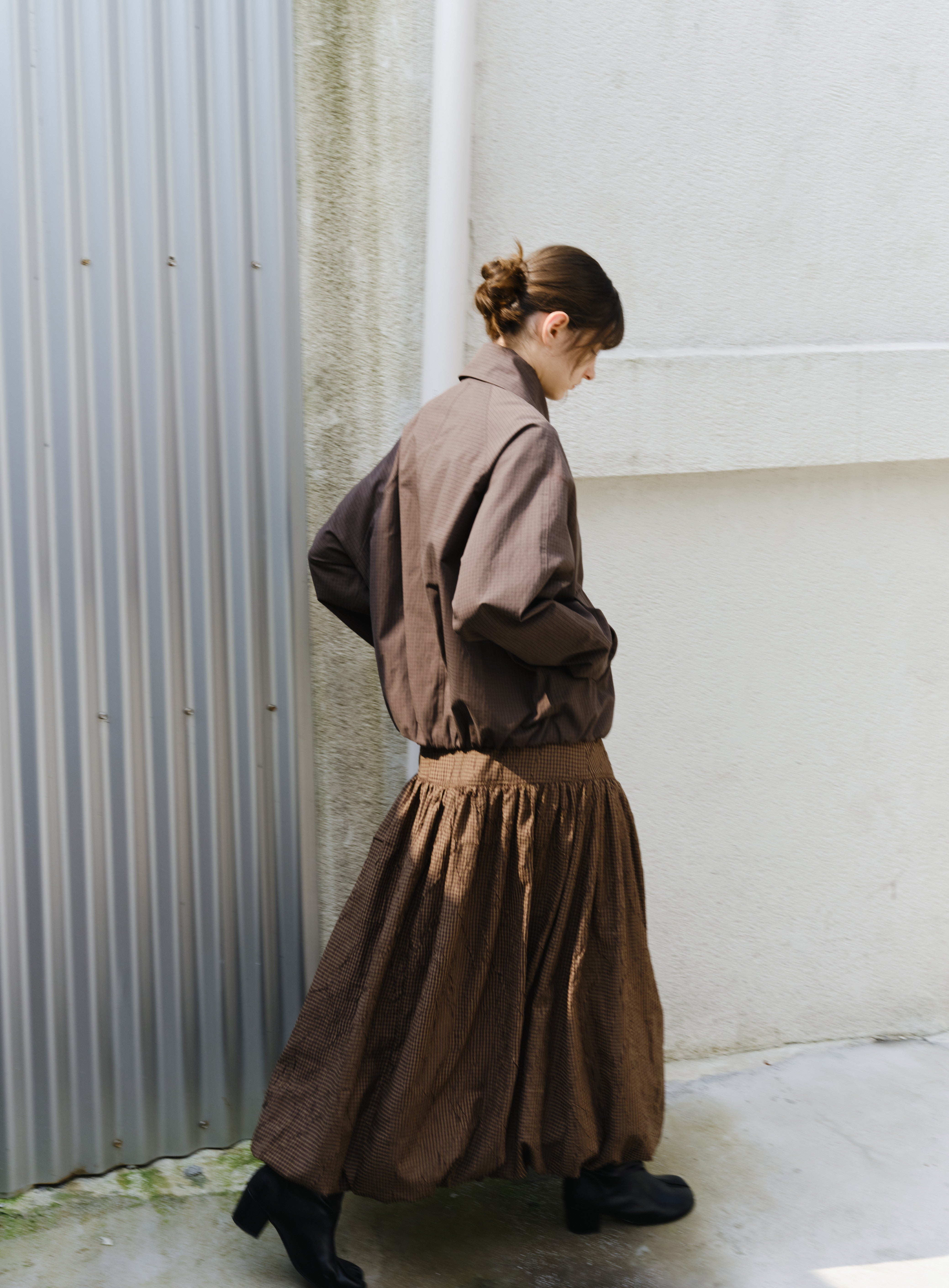 WRAP LAPEL SHORT TRENCH