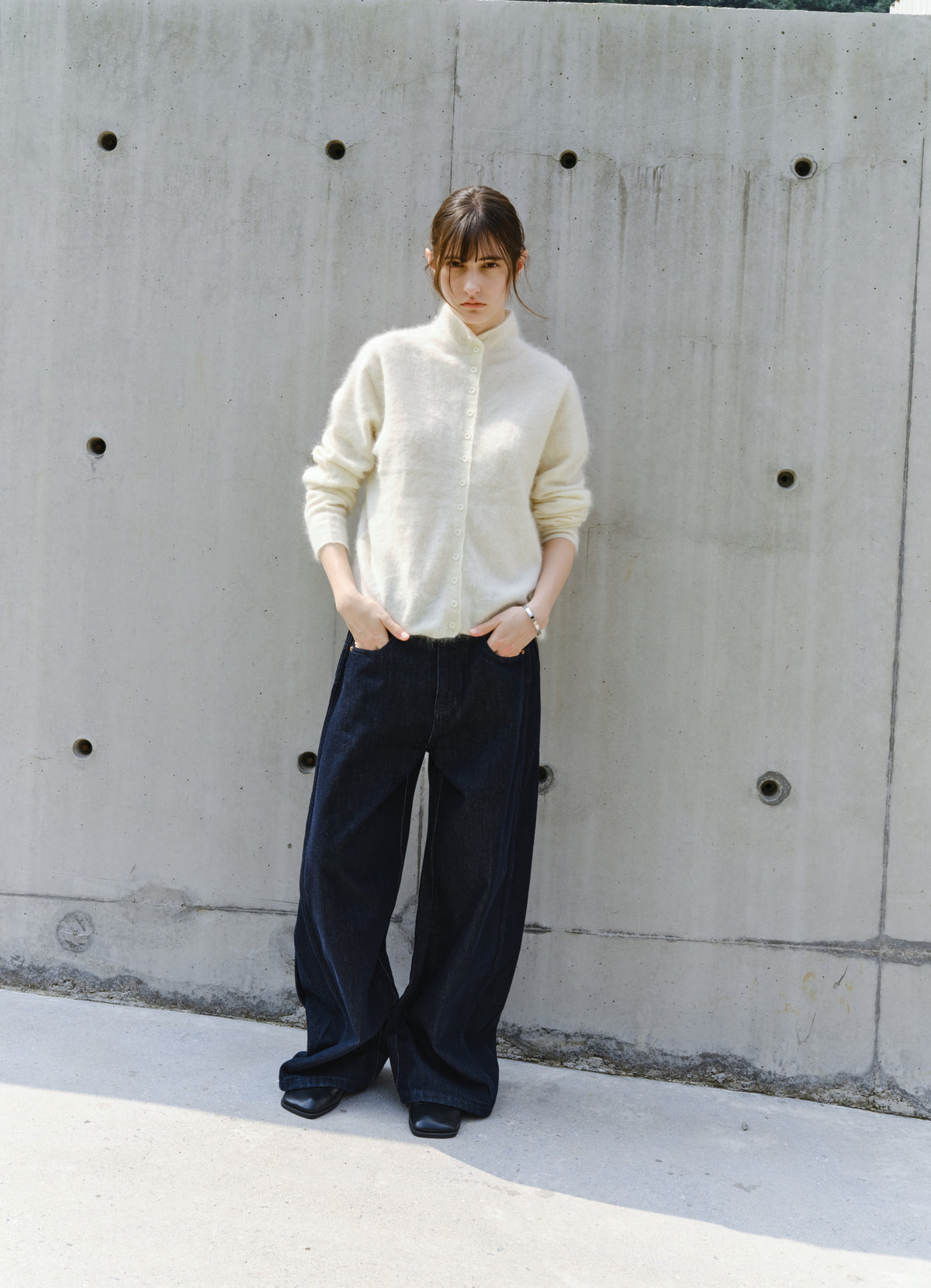 MULTI BUTTON WOOL CARDIGAN