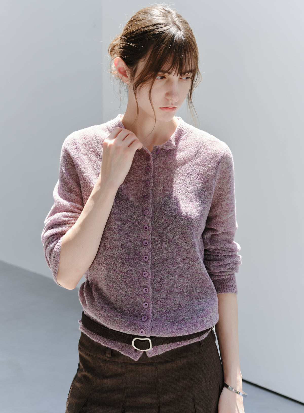 MULTI BUTTON COLOR SWEATER