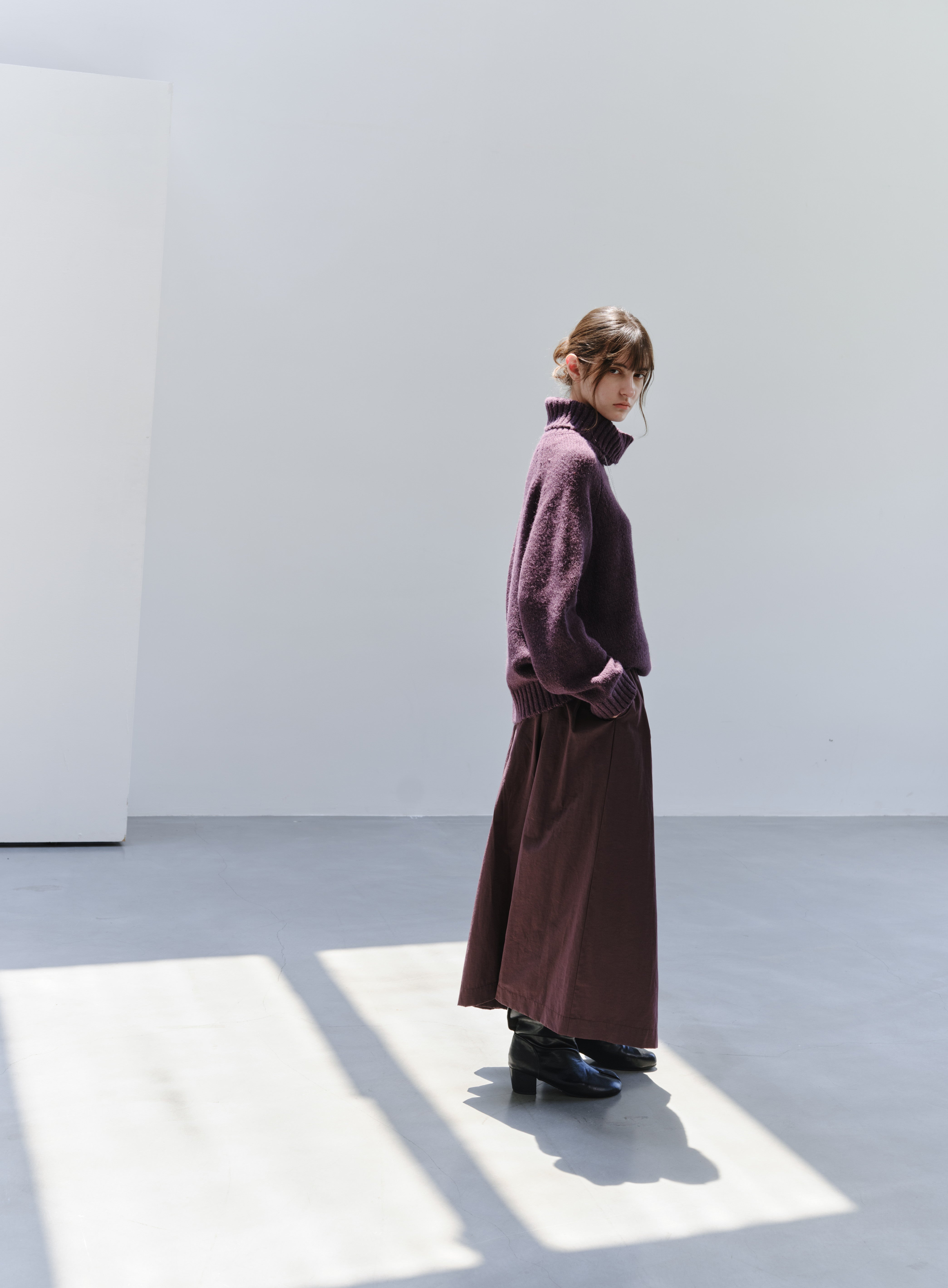 MATTE TEXTURE WIDE CULOTTES