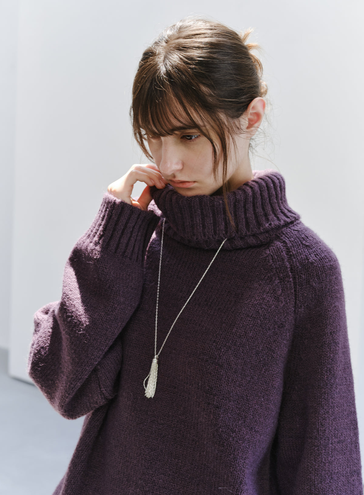CHUNKY KNIT TURTLE SWEATER