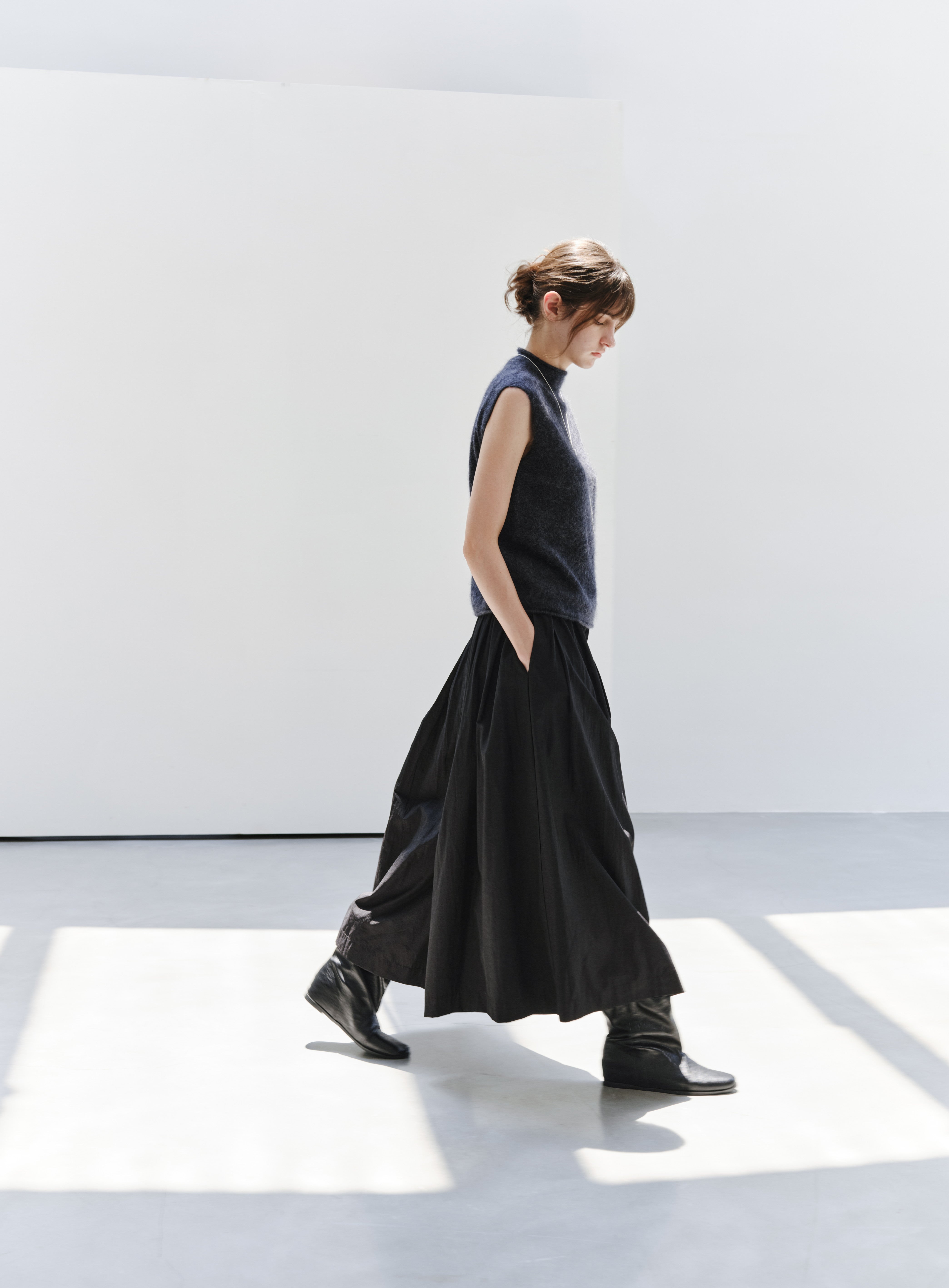 MATTE TEXTURE WIDE CULOTTES