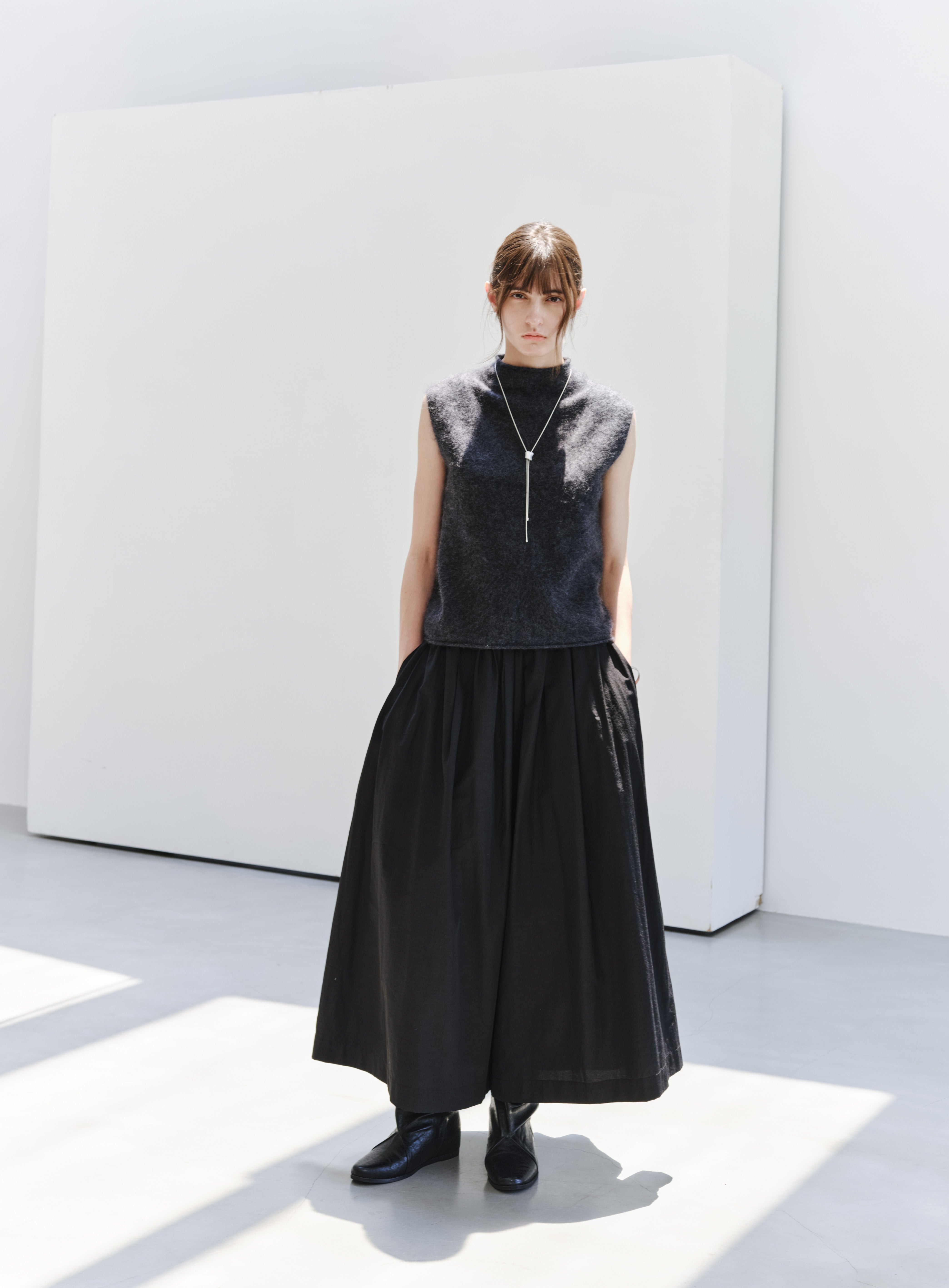 MATTE TEXTURE WIDE CULOTTES
