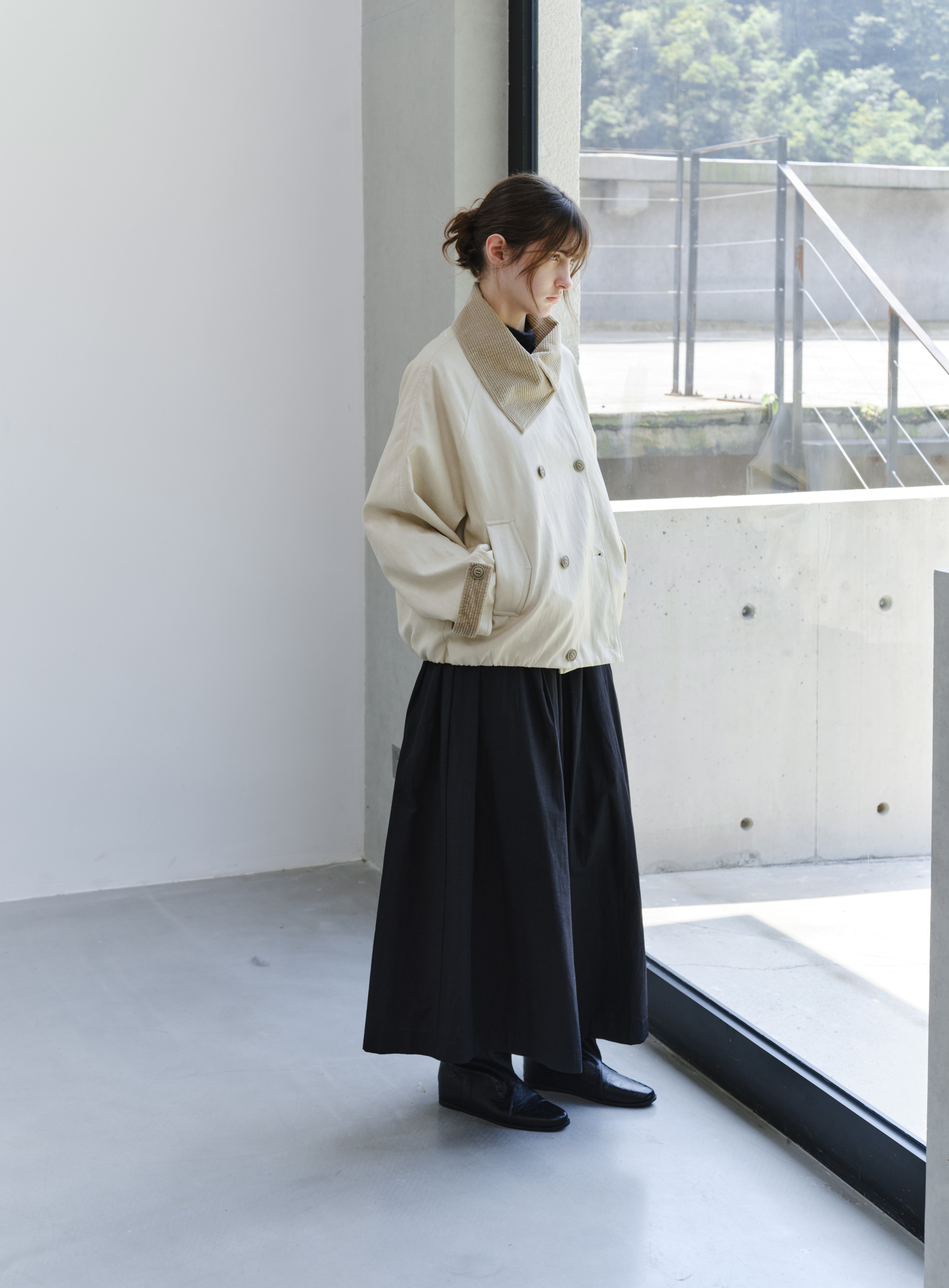 MATTE TEXTURE WIDE CULOTTES