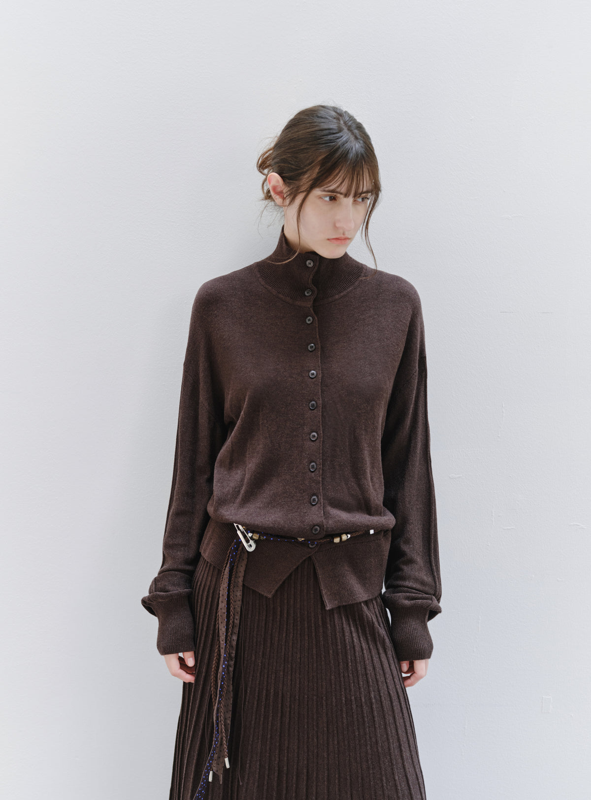MULTI BUTTON KNIT CARDIGAN