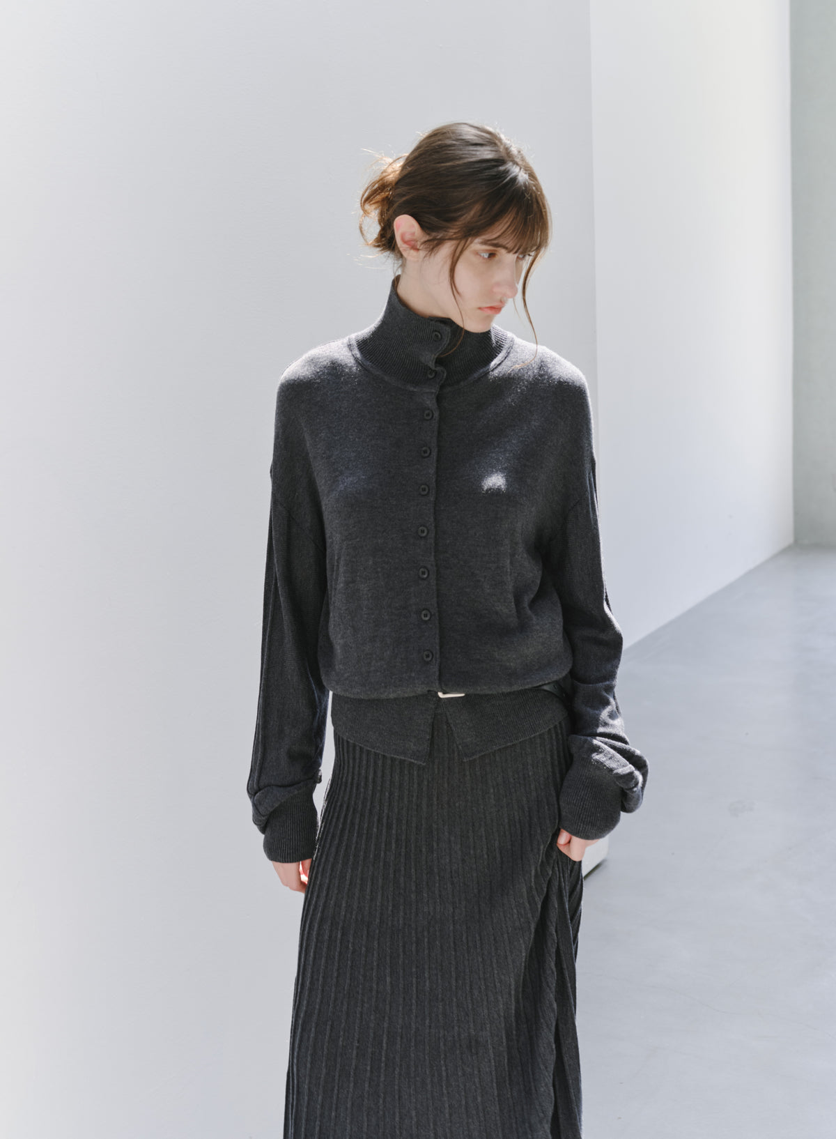 MULTI BUTTON KNIT CARDIGAN