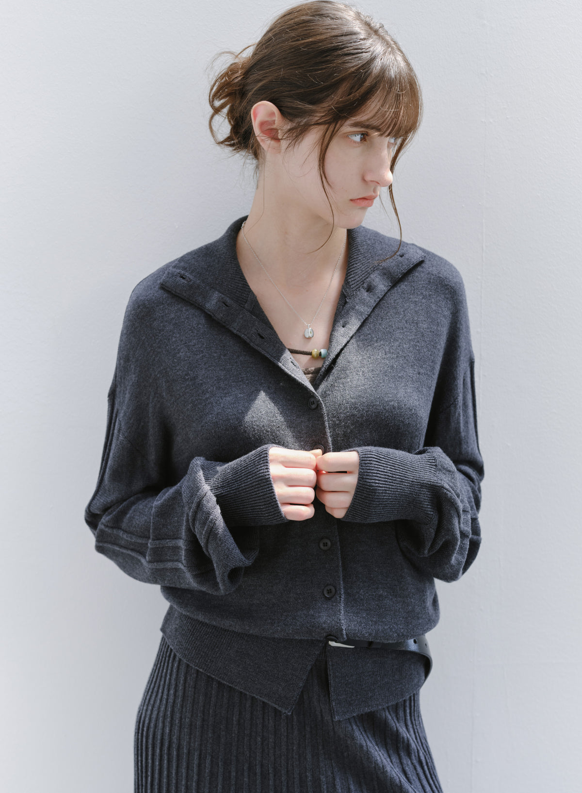 MULTI BUTTON KNIT CARDIGAN