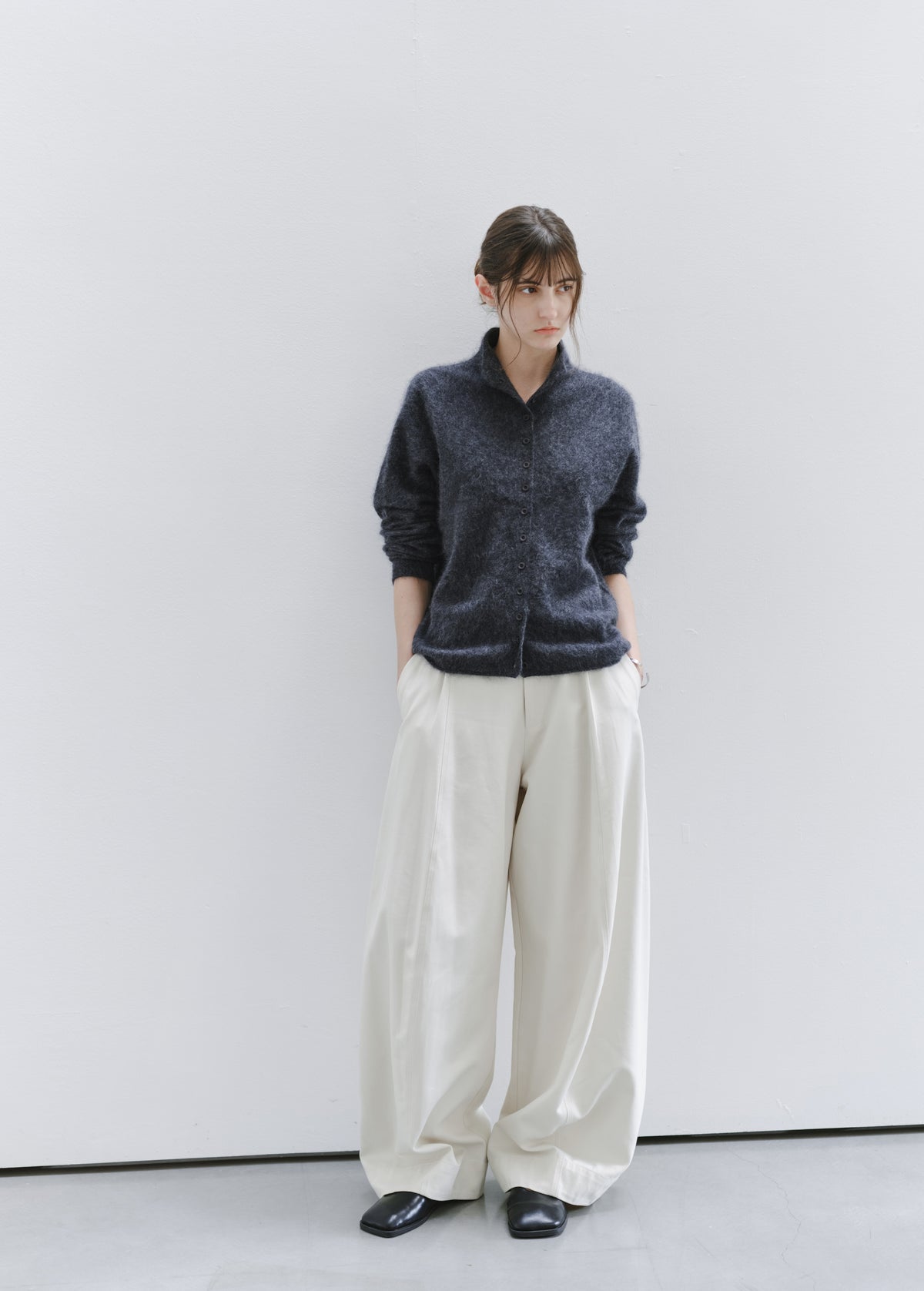 MULTI BUTTON WOOL CARDIGAN