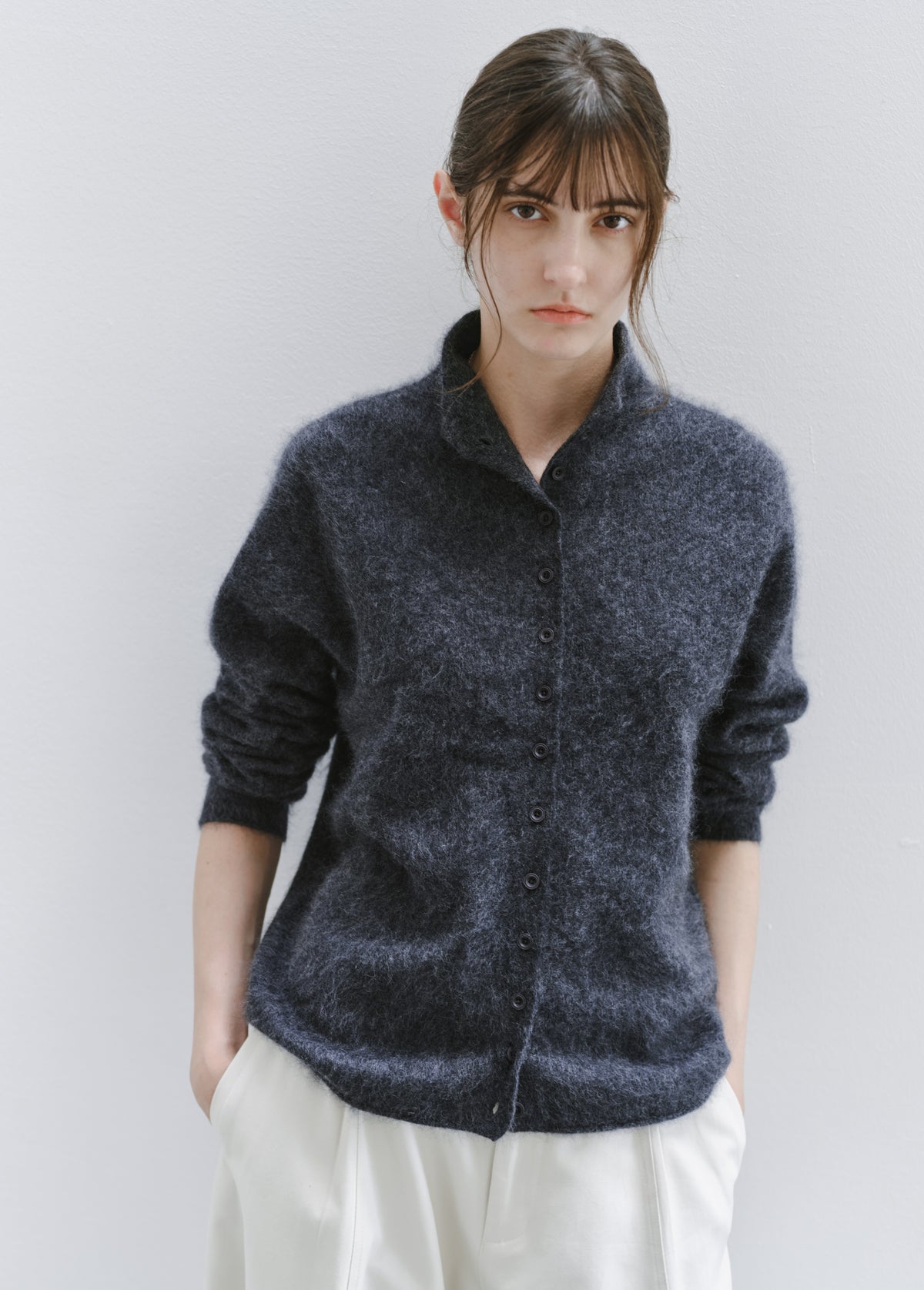 MULTI BUTTON WOOL CARDIGAN