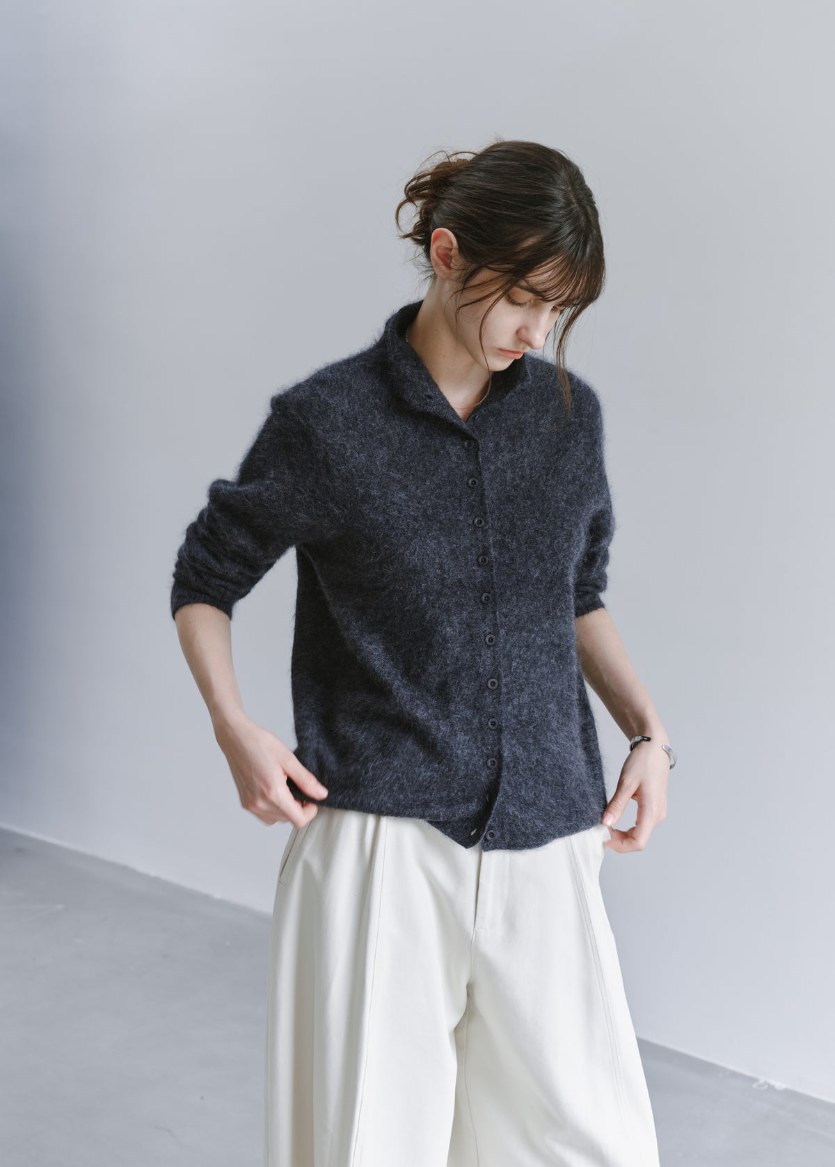 MULTI BUTTON WOOL CARDIGAN
