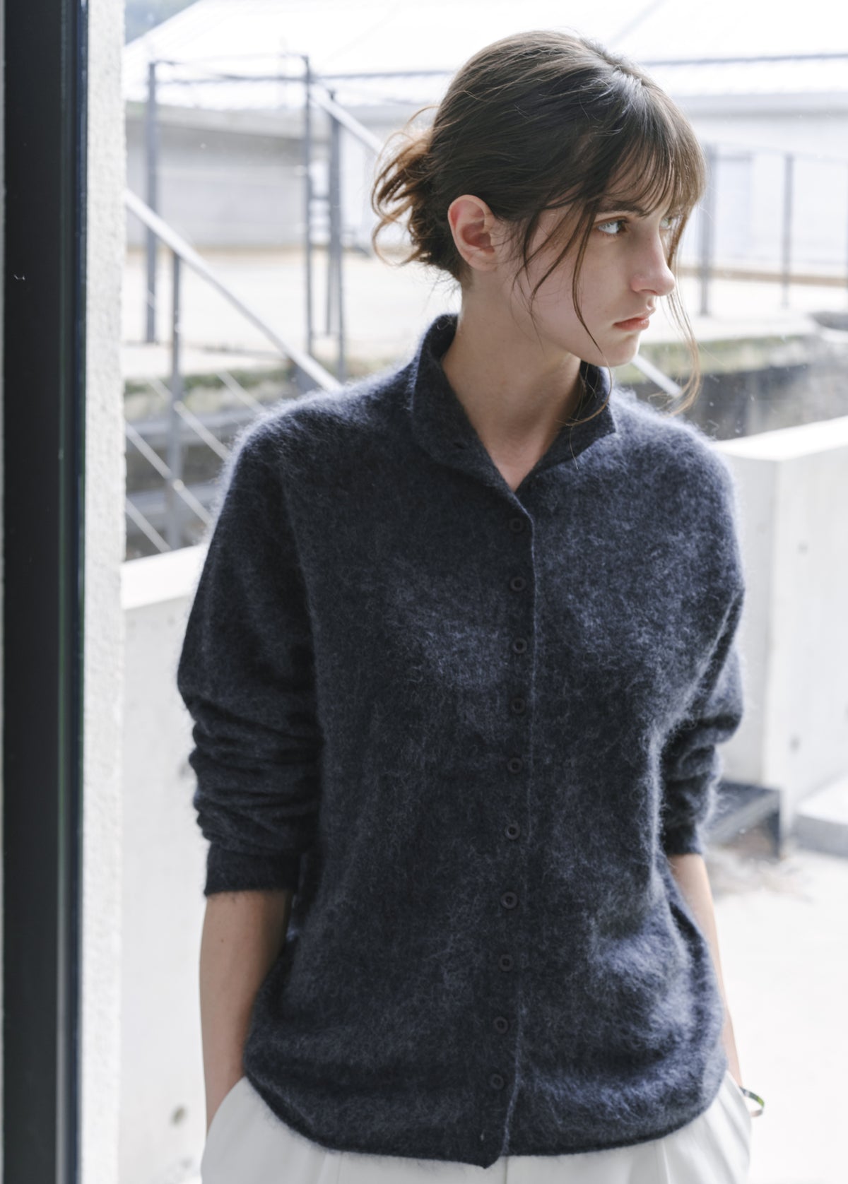MULTI BUTTON WOOL CARDIGAN