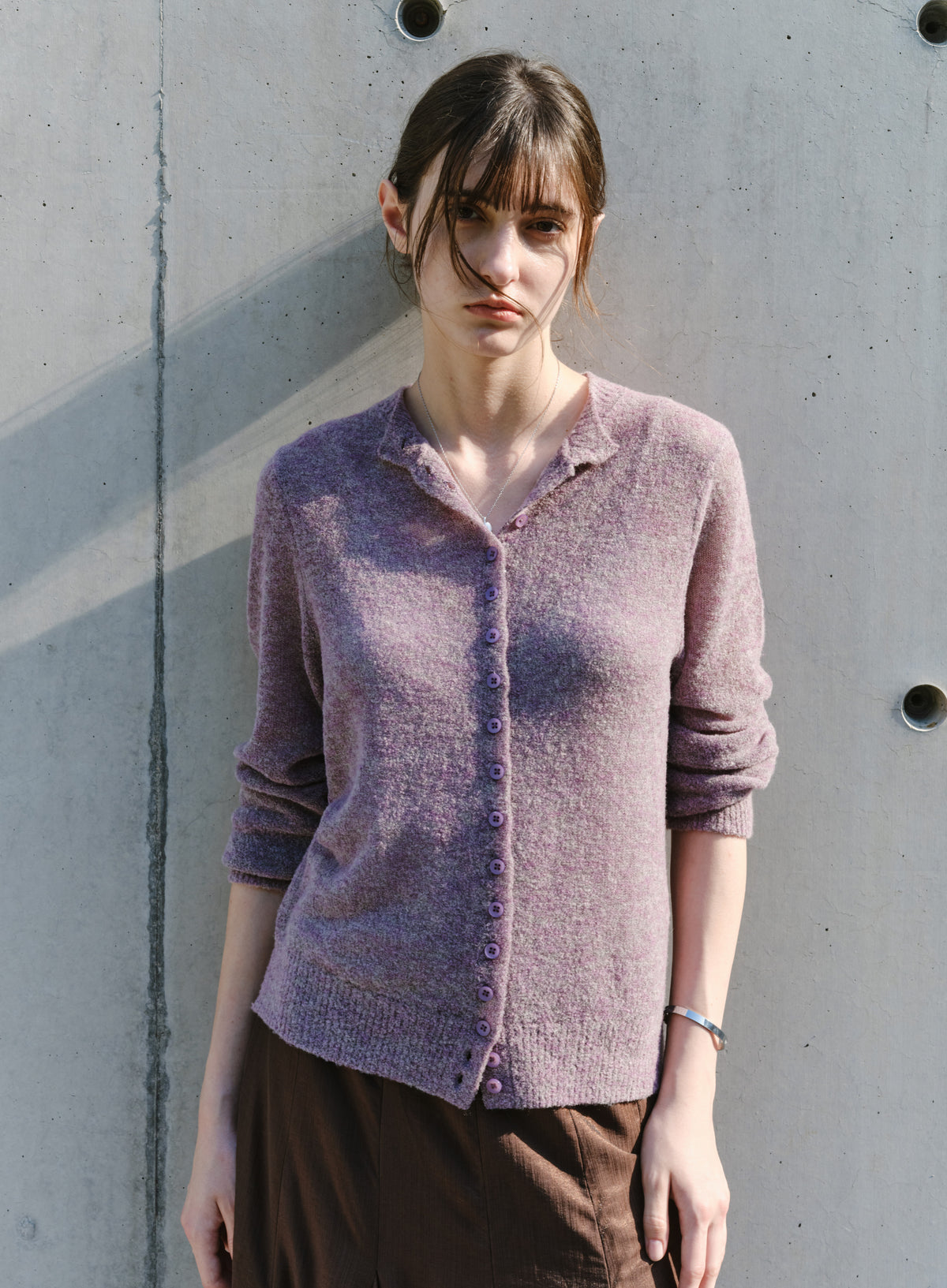 MULTI BUTTON COLOR SWEATER