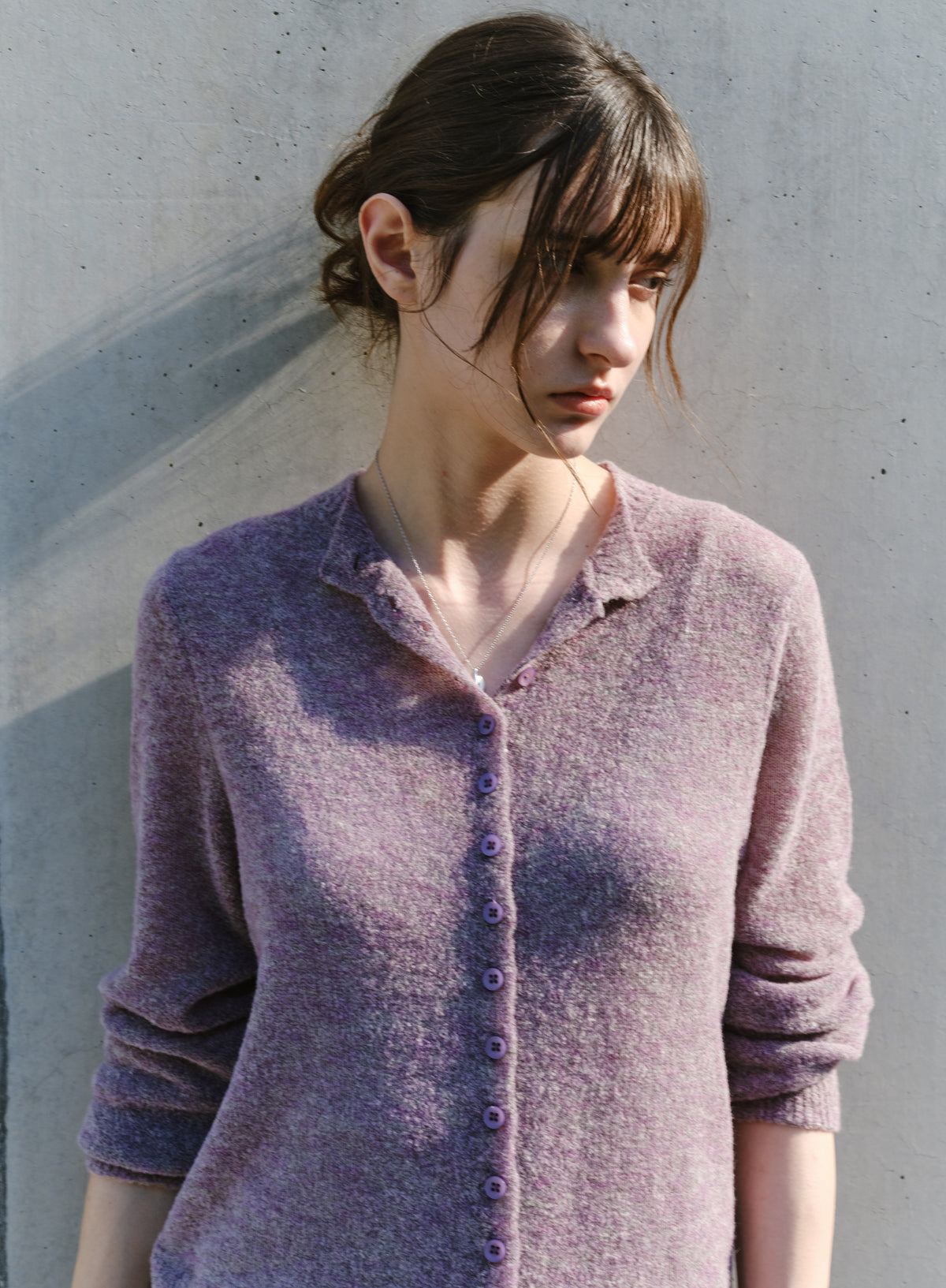 MULTI BUTTON COLOR SWEATER