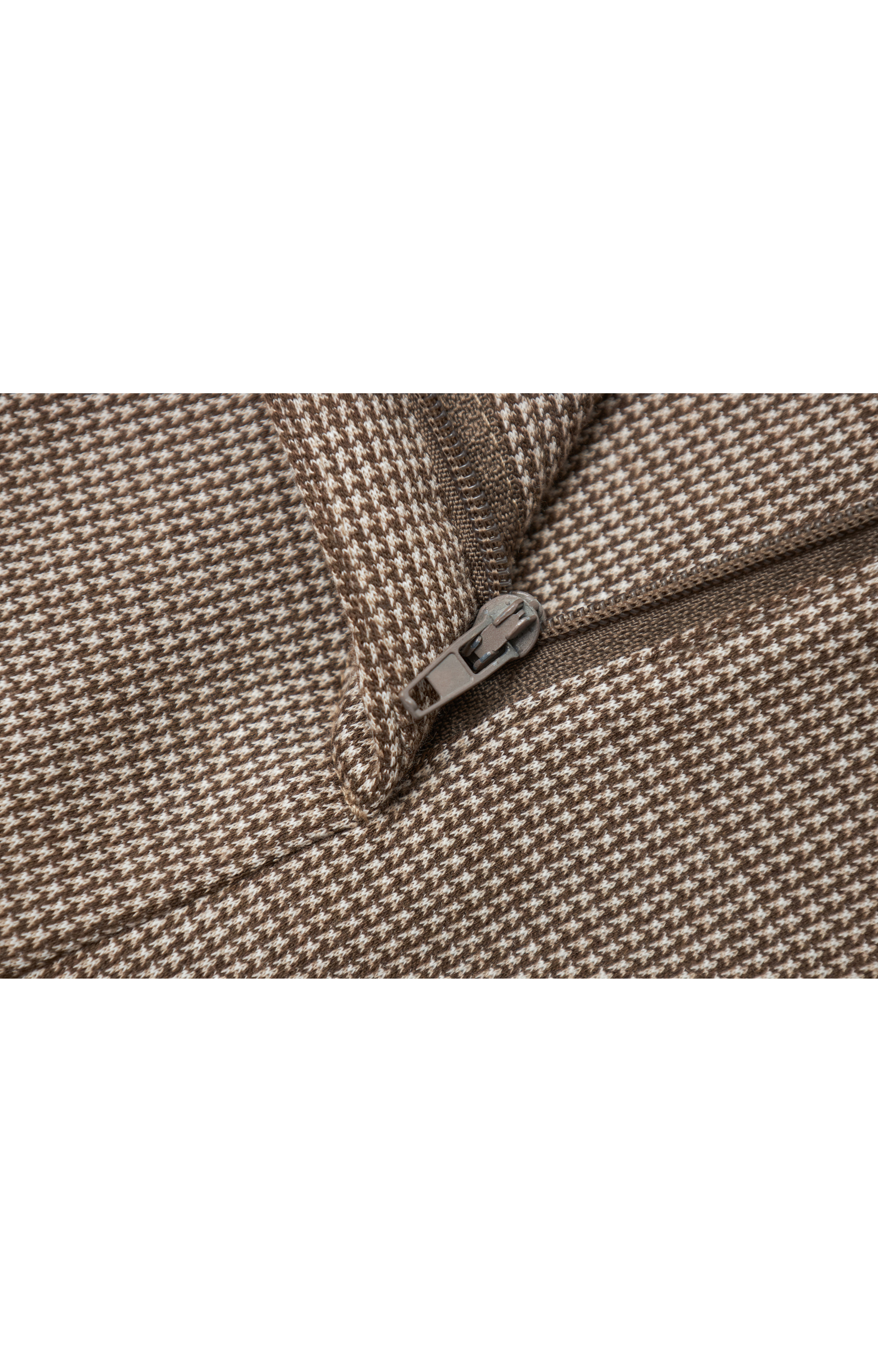 HOUNDSTOOTH FLARE PANTS / Houndstooth pattern flare pants